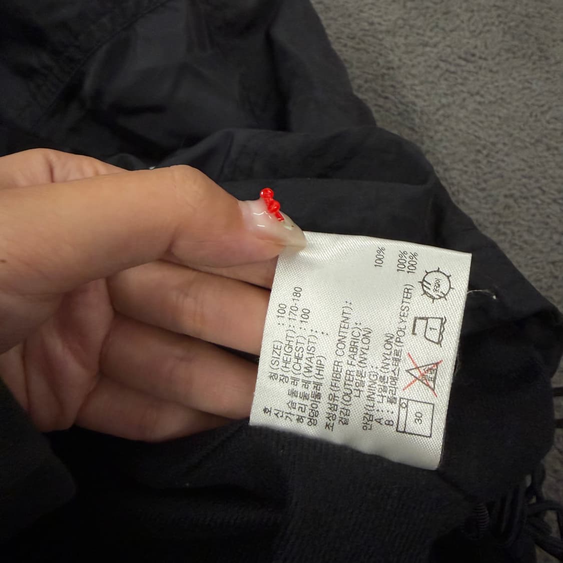 [ 정품/M ] 90s 나이키 스우시 바람막이 자켓 상품이미지6