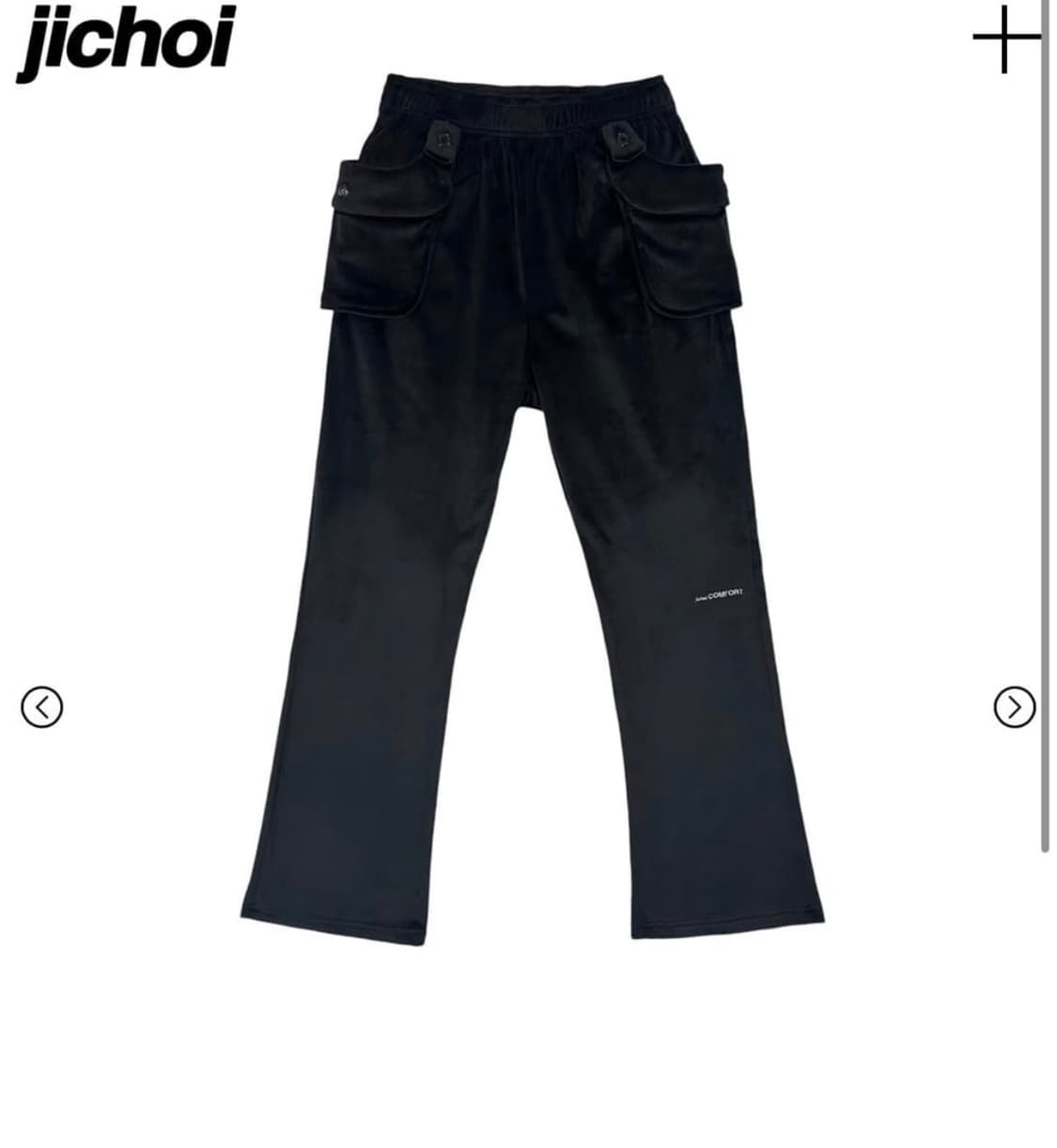 지초이 24-005 FLEECE POCKET PANTS (BLACK)  상품이미지1