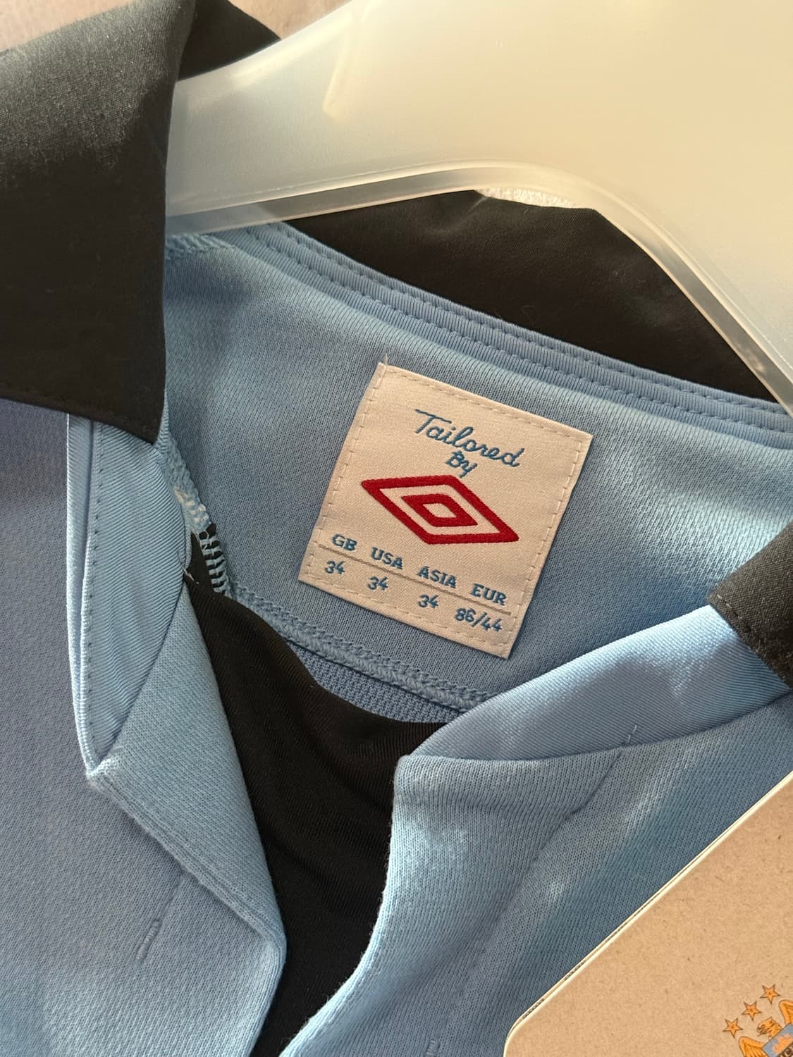 맨시티 맨체스터 시티 엄브로 11/12 홈 레플리카 빈티지 축구 유니폼 상품이미지3