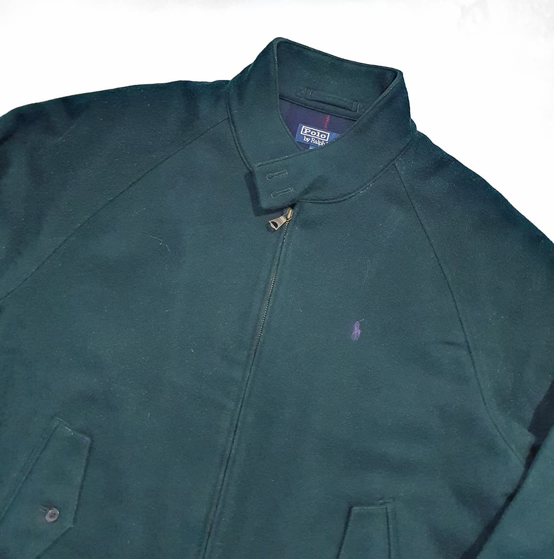 폴로 랄프로렌 울 해링턴 자켓 2xl 빅사이즈 (110 이상) 바라쿠타 상품이미지3