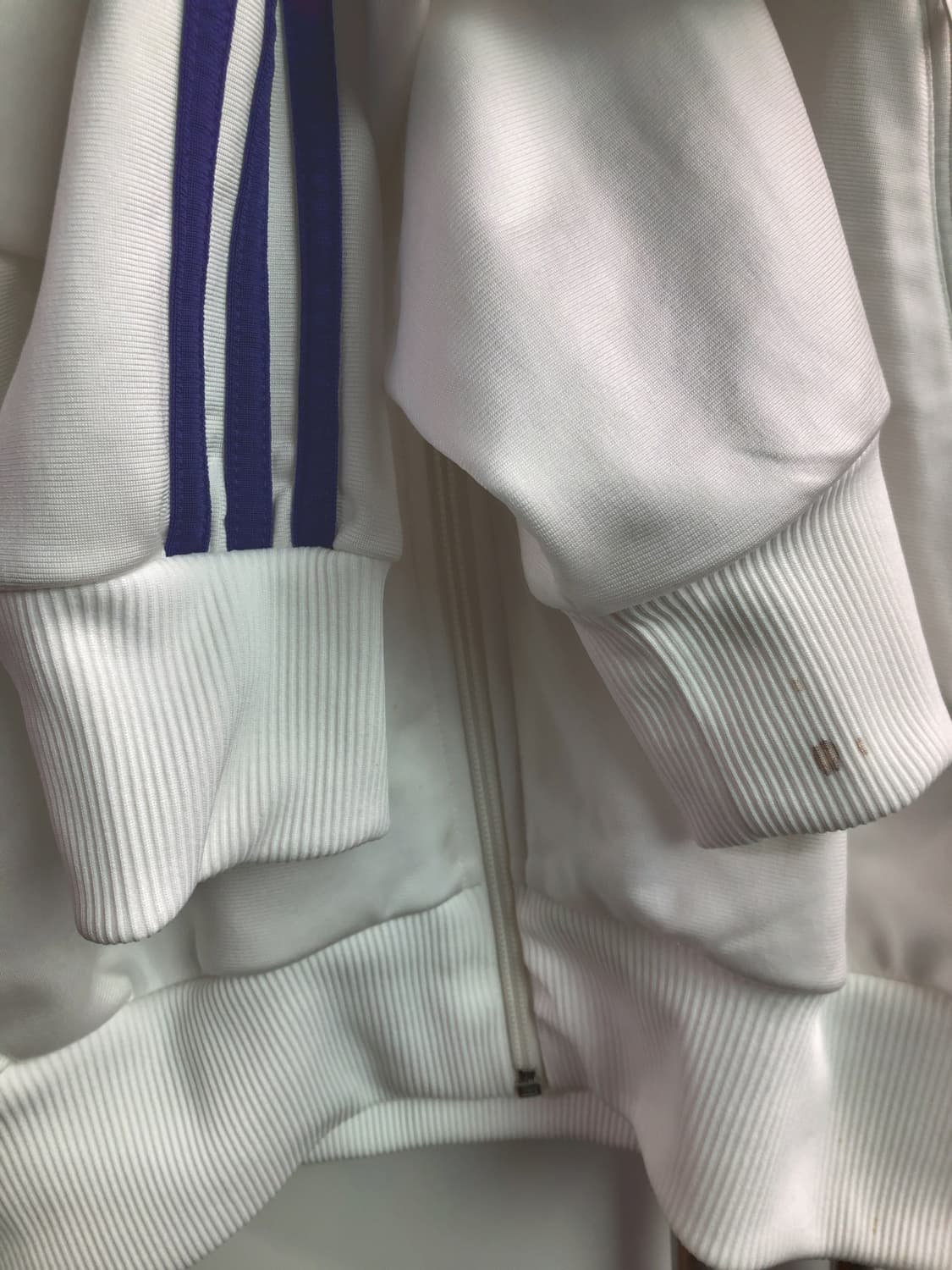 아디다스 파이어버드 화이트 퍼플 져지 흰보 트랙탑 집업 상품이미지7