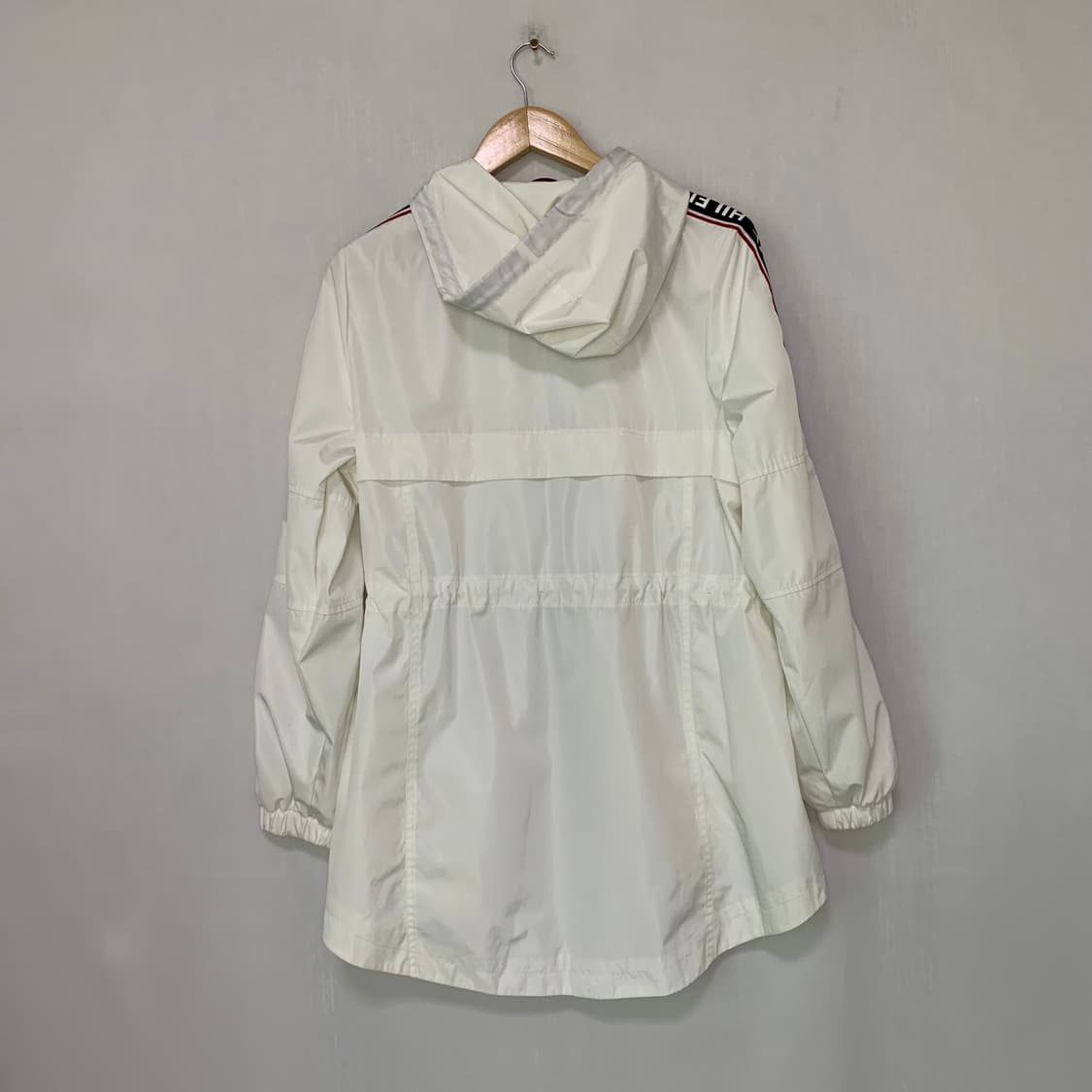 타미힐피거 셔링 화이트 바람막이 후드 자켓 빈티지 고프코어 상품이미지6