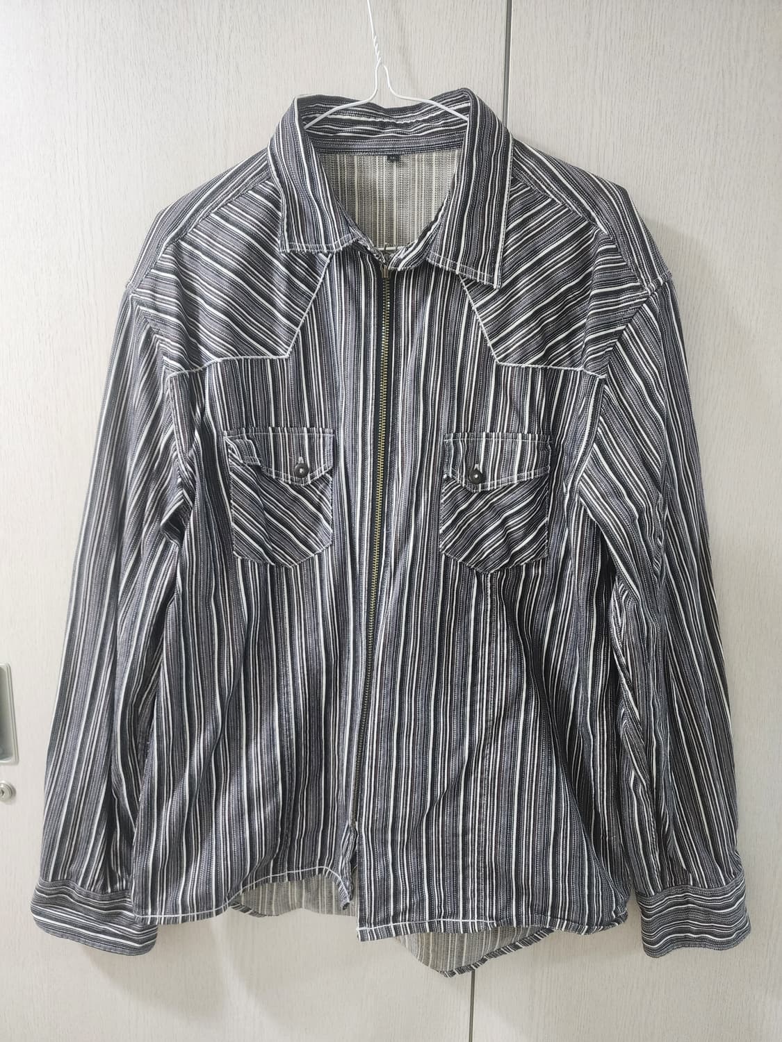 스트립  스트라이프 웨스턴 셔츠 자켓 상품이미지2