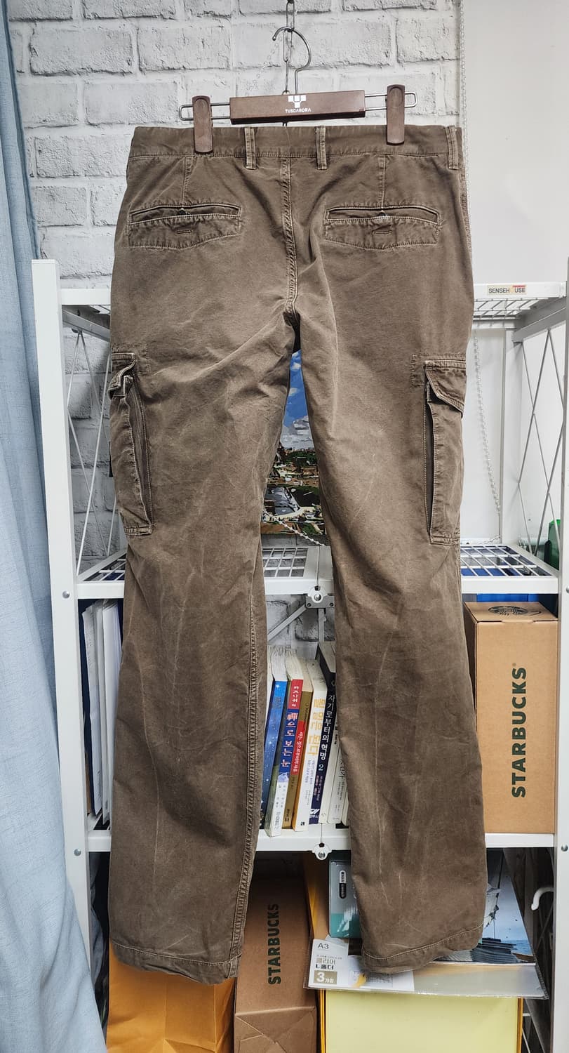 스톤아일랜드 카고팬츠 34 워싱 와펜 슬림핏 코튼팬츠 MM36 상품이미지3