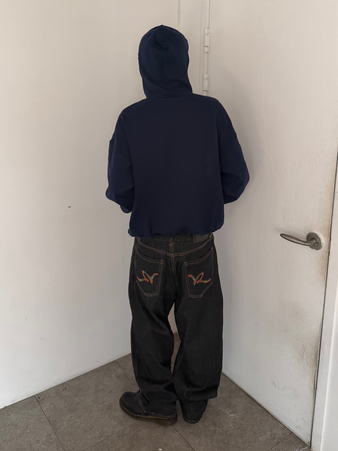 로카웨어 자수 힙합팬츠 상품이미지3