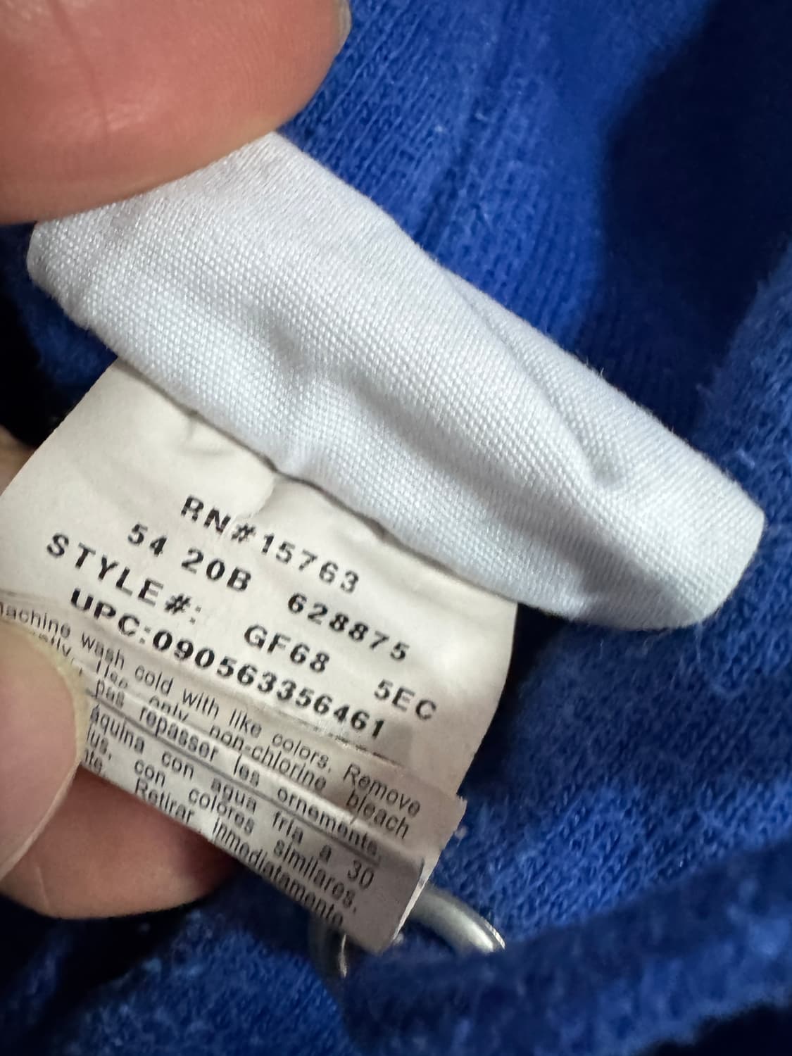 챔피온 리버스위브 스웻 기모 후드티 2XL~XL 블루 상품이미지4