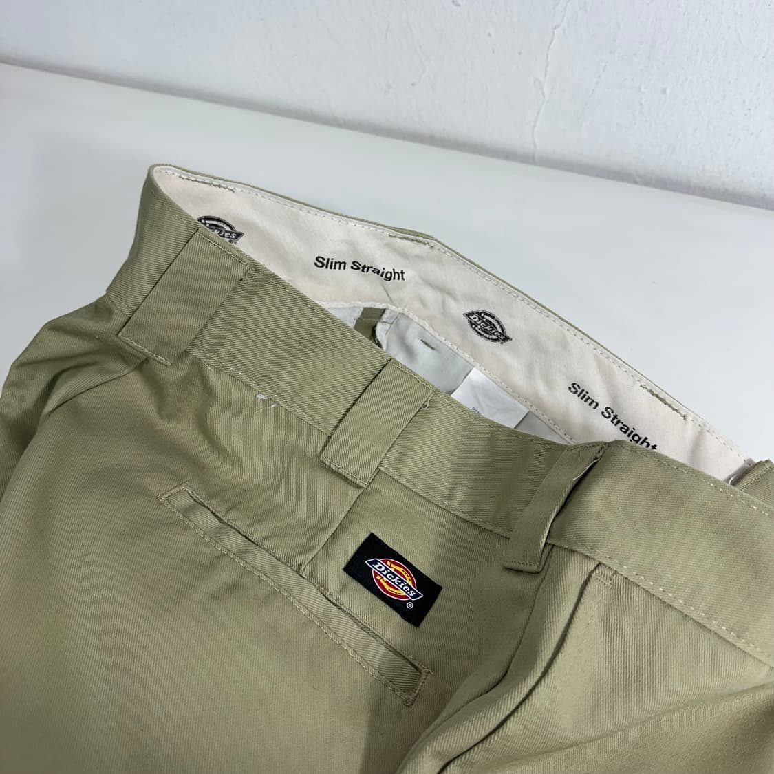 32 디키즈 574 베이지 슬림스트레이트 치노팬츠 상품이미지1