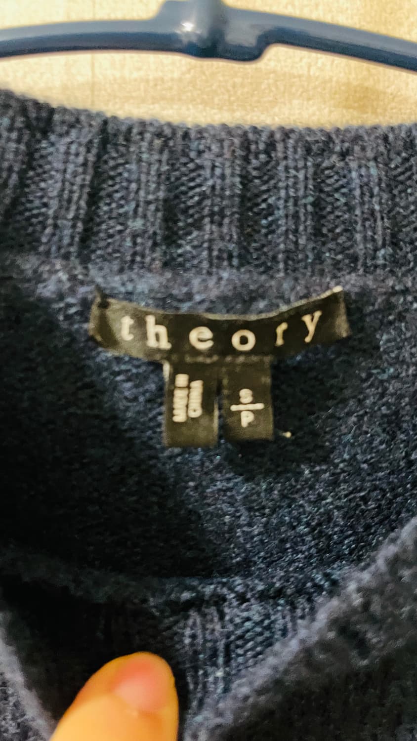 띠어리 Theory 여성 100% 메리노 울 니트 S 가볍고 포근하고 따 상품이미지4