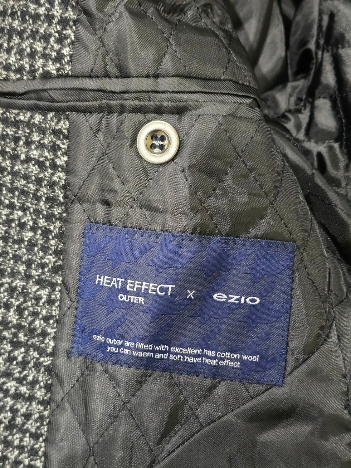 남성 헤링본 모직 코트 100 상품이미지9