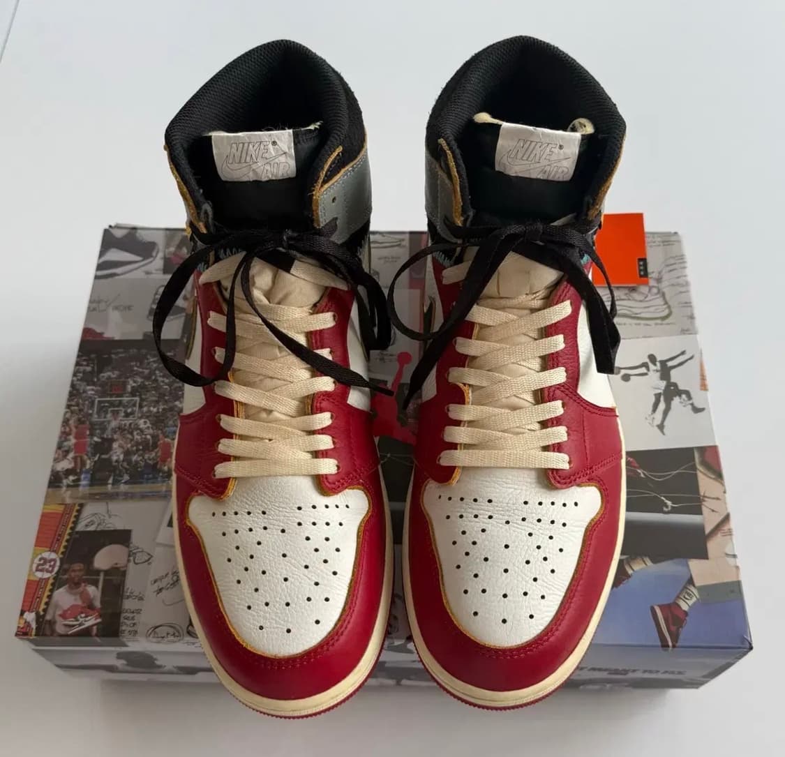 조던 1 x 유니온 레트로 하이 OG 시카고 쉐도우 상품이미지3