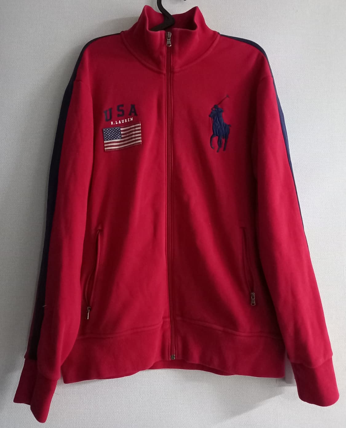 폴로 POLO 빅포니 USA 성조기 집업 95/M 상품이미지1