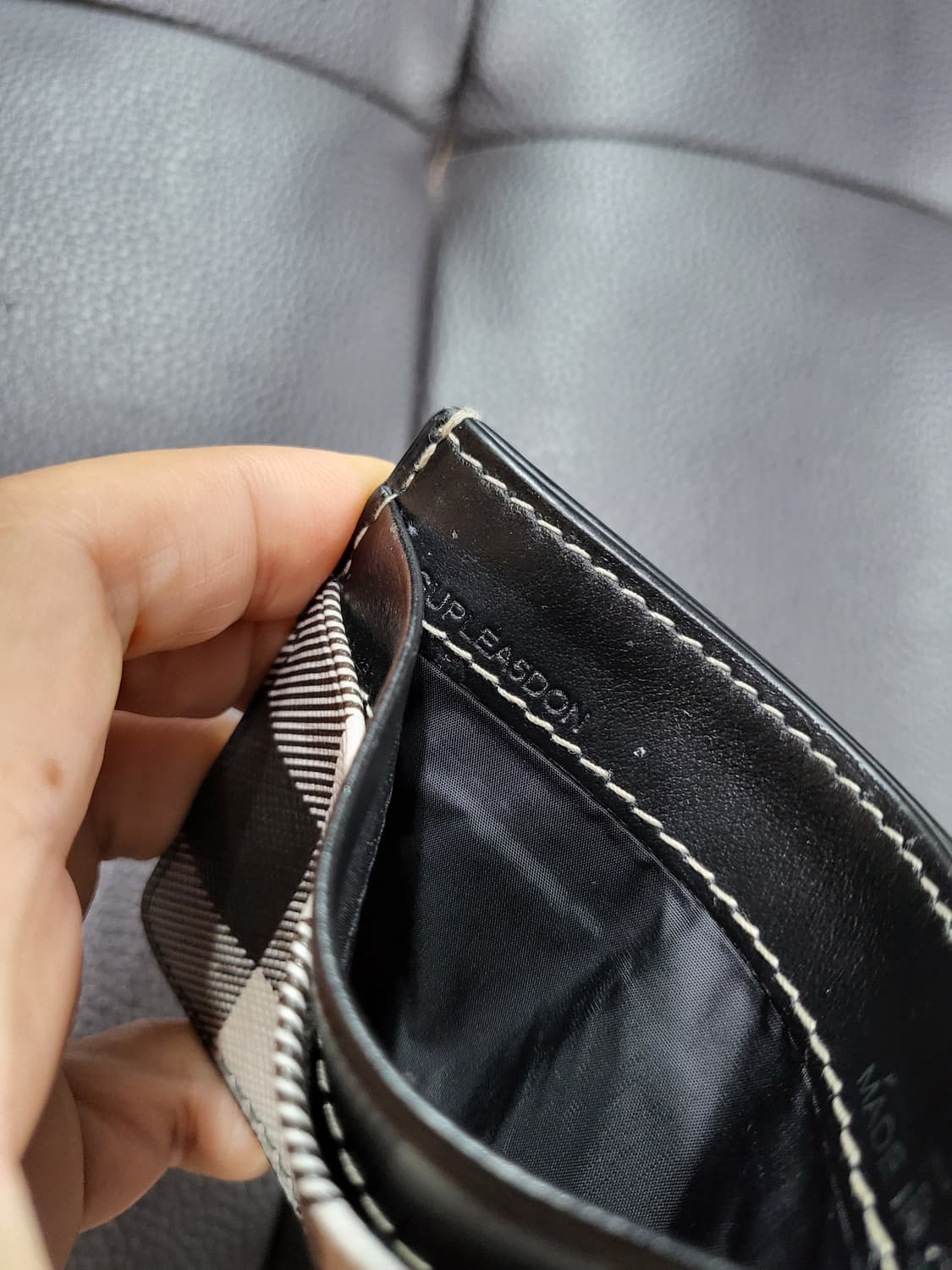버버리 체크 카드지갑 상품이미지6