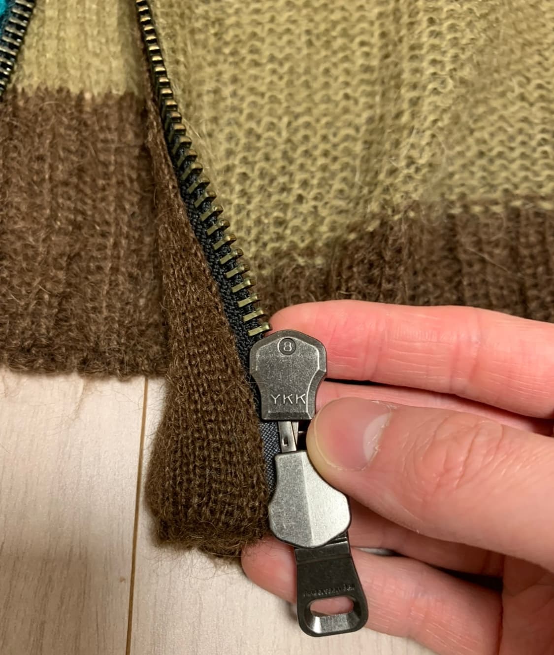 앤더슨벨 모헤어 마테이라 가디건 L 상품이미지6