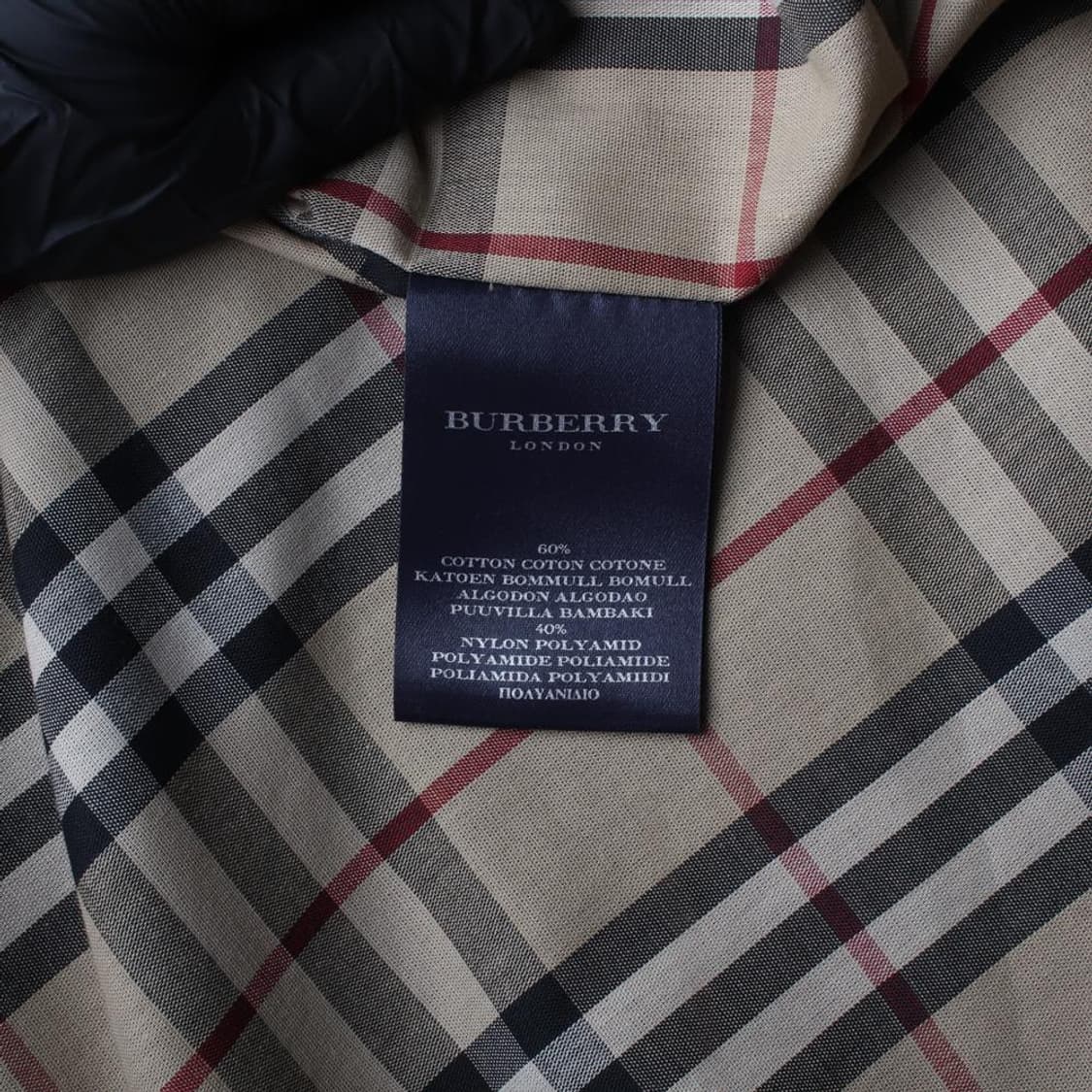 (새상품)[L]버버리 네이비 발마칸재킷
 상품이미지7