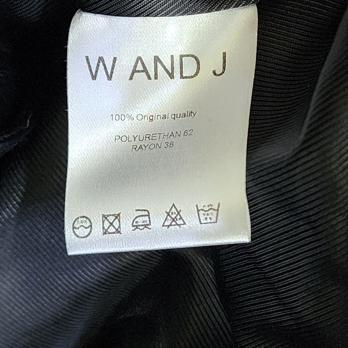 [FREE] WANDJ 비건레더 하프 자켓 (블랙) 상품이미지5