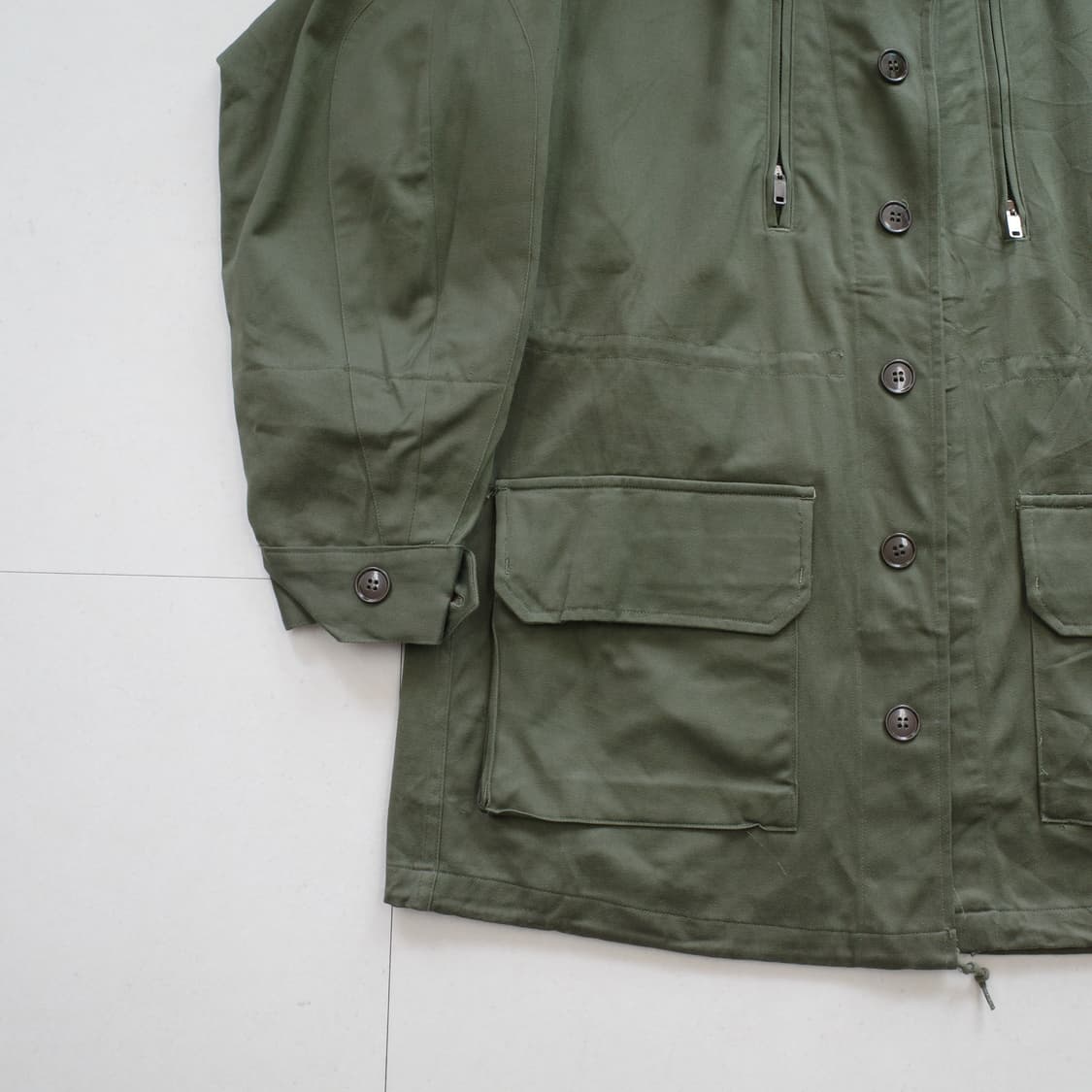 60s 프랑스군 M64 사틴 300 필드 파카 108L 상품이미지3