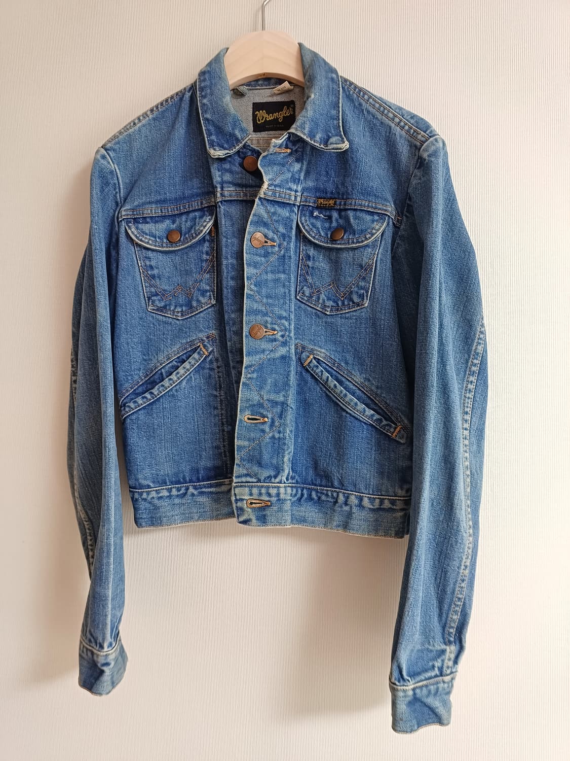 70s Wrangler 여성 데님자켓 랭글러 빈티지청자켓 리바이스 lee 상품이미지3