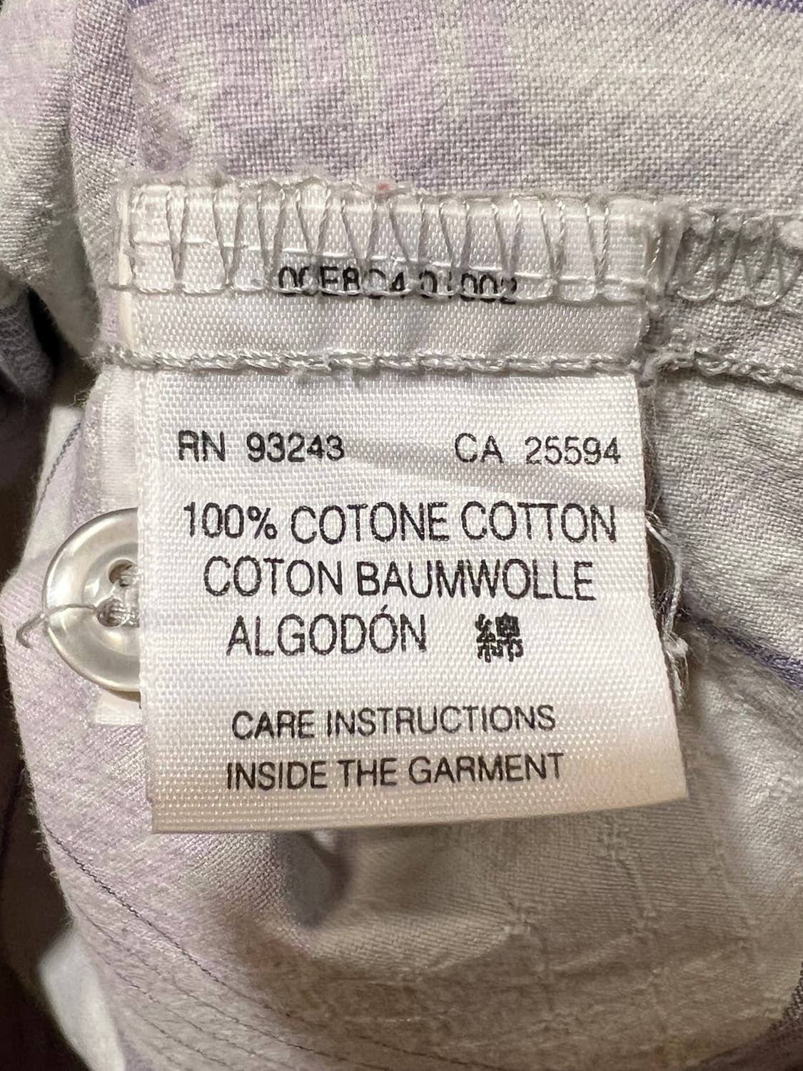 [2XL] 디젤 반팔 체크 셔츠 그레이 블루 파이핑 코튼 디테일 상품이미지8