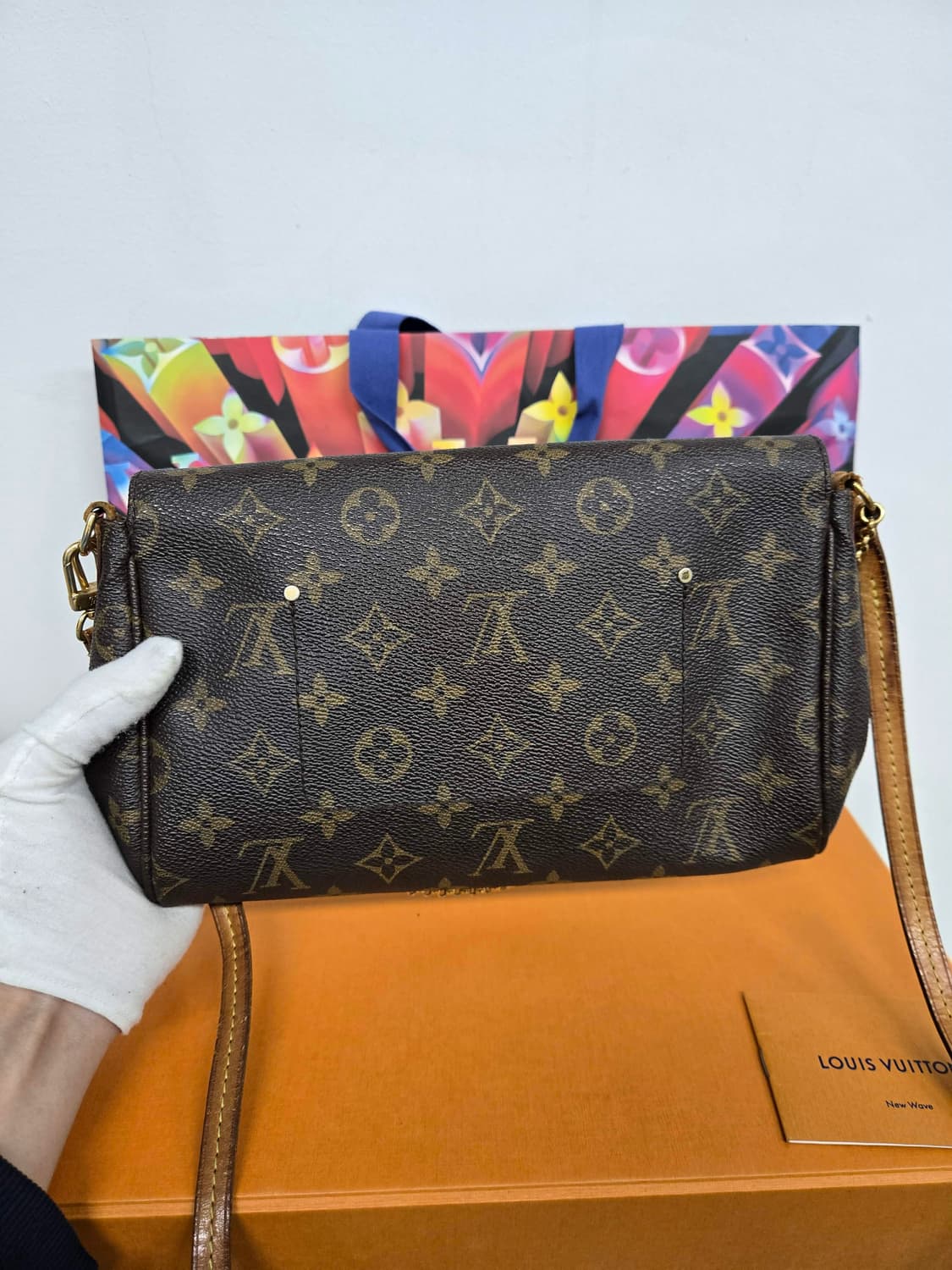 [보증서 정품] 루이비통 페이보릿mm 크로스백 상품이미지5
