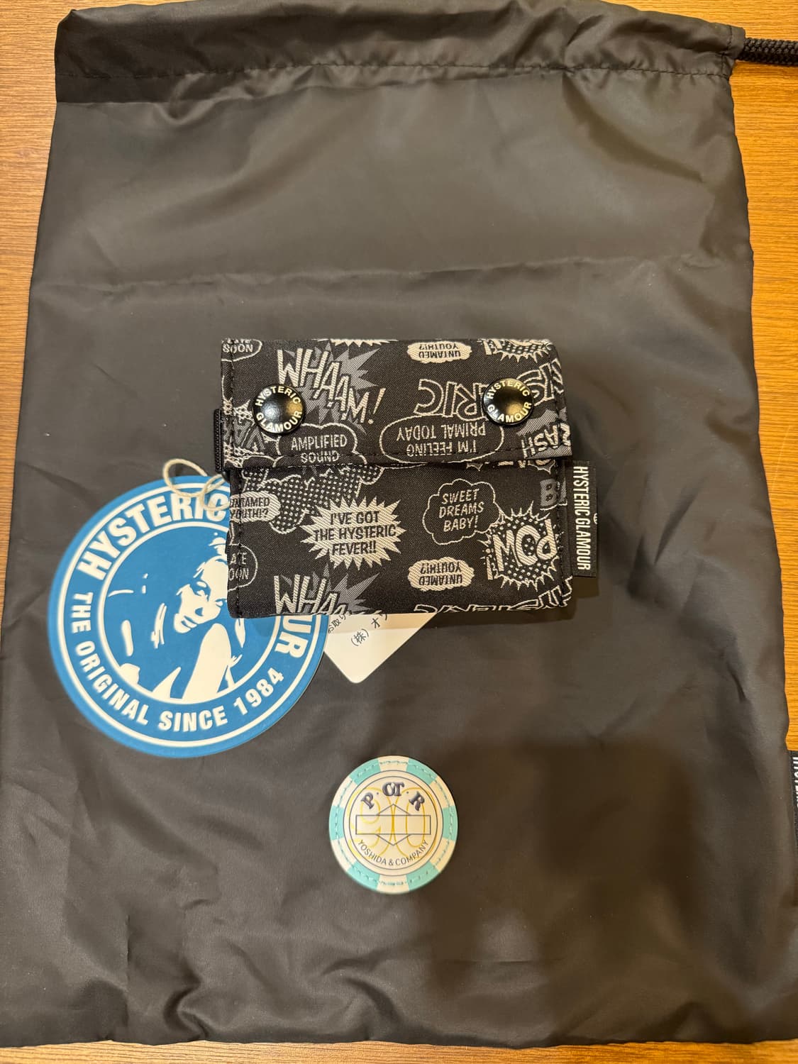 [OS] 히스테릭글래머 x 포터 지갑 블랙  상품이미지4