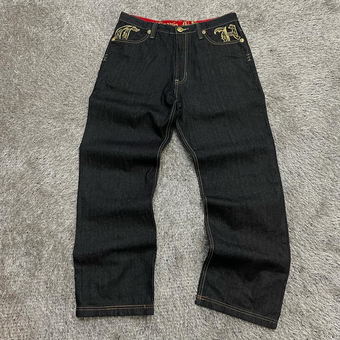 J.vtg Crown Holder 힙합 데님팬츠 상품이미지3