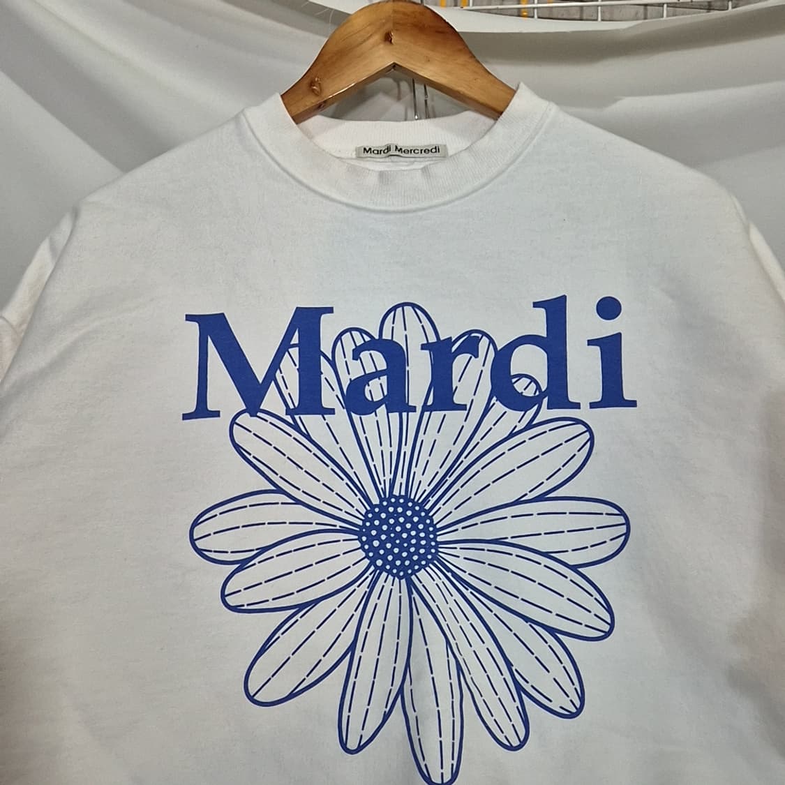 Mardi Mercredi 마르디 메크르디 플라워 맨투맨 상품이미지2