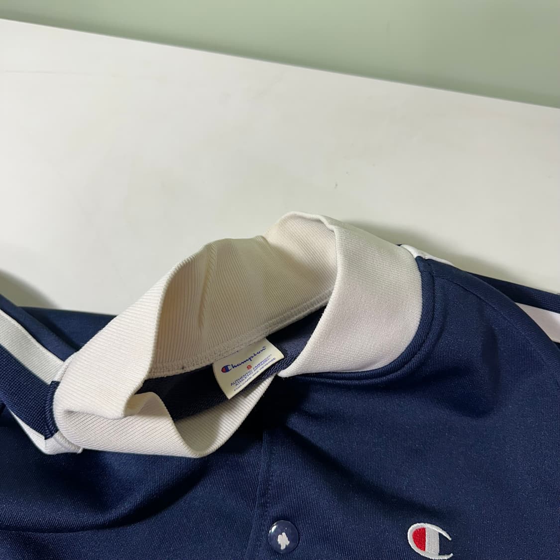 우먼S-M 챔피온 우먼 네이비 사이드라인 트랙탑 집업져지 상품이미지4