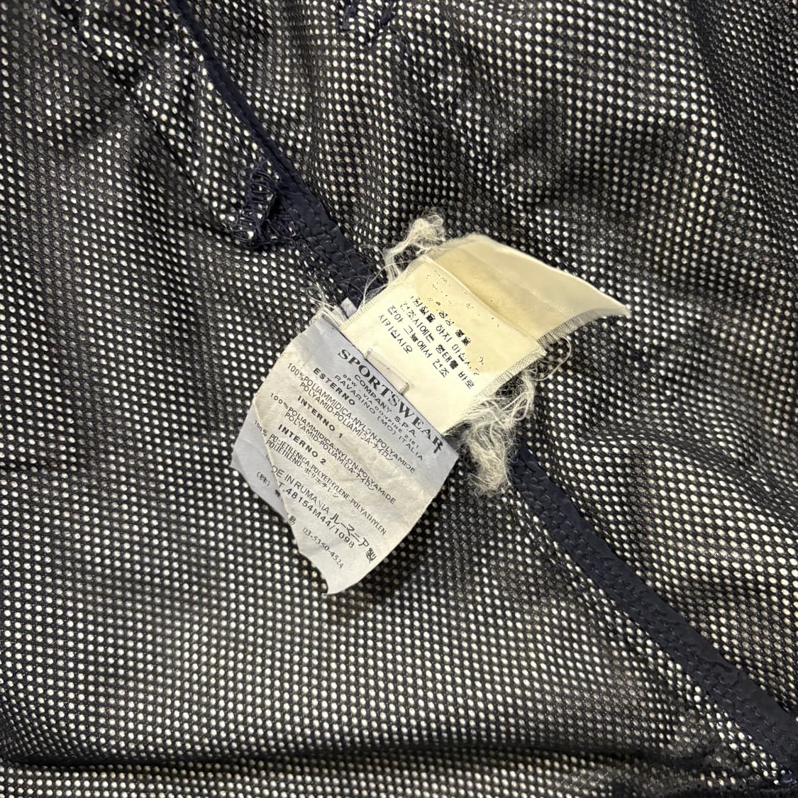 스톤아일랜드 다크 네이비 나일론 메탈 후드 집업 자켓 상품이미지10