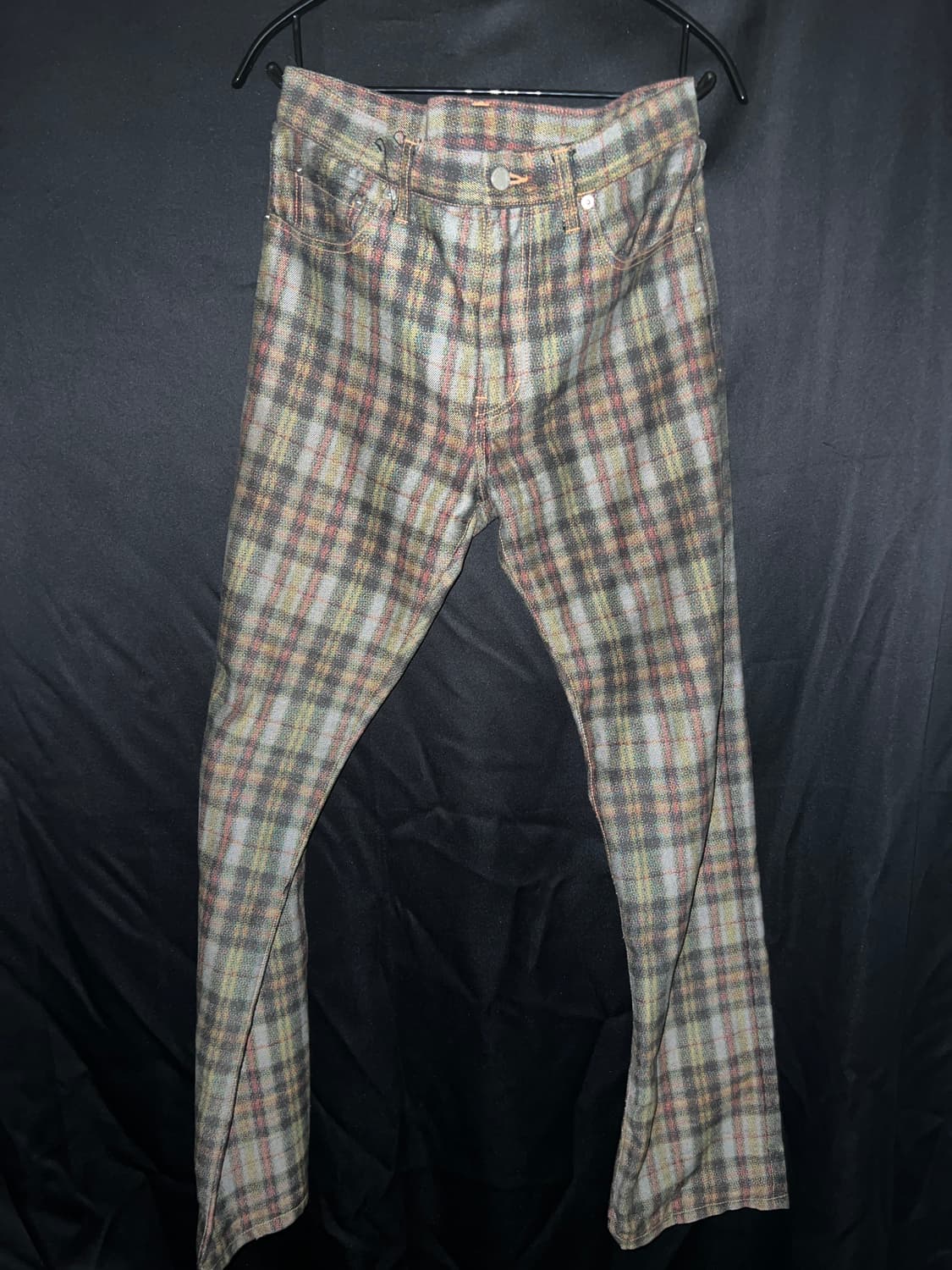 Comme Des Garcons Homme 체크 데님 팬츠 상품이미지1