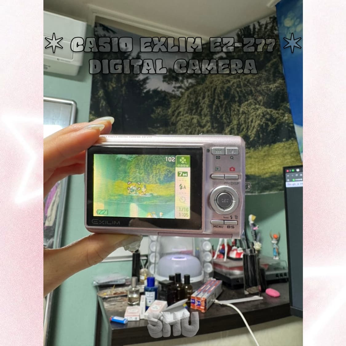 카시오 엑슬림 EXLIM EZ-Z77 빈티지 디카 핑크  상품이미지4