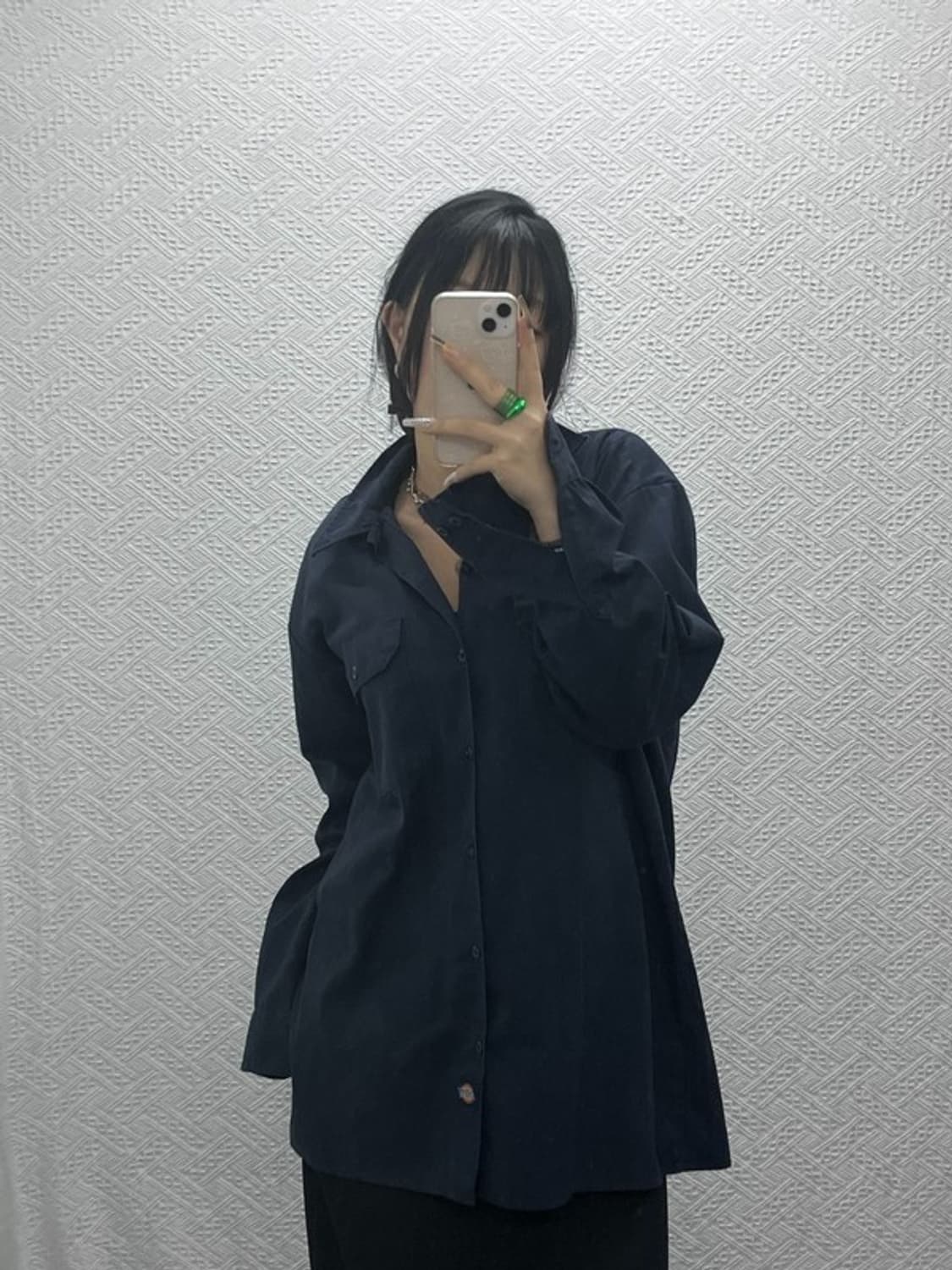 디키즈 레트로 모던시크 캐주얼 워크웨어 오버핏 셔츠 L C08123 상품이미지1