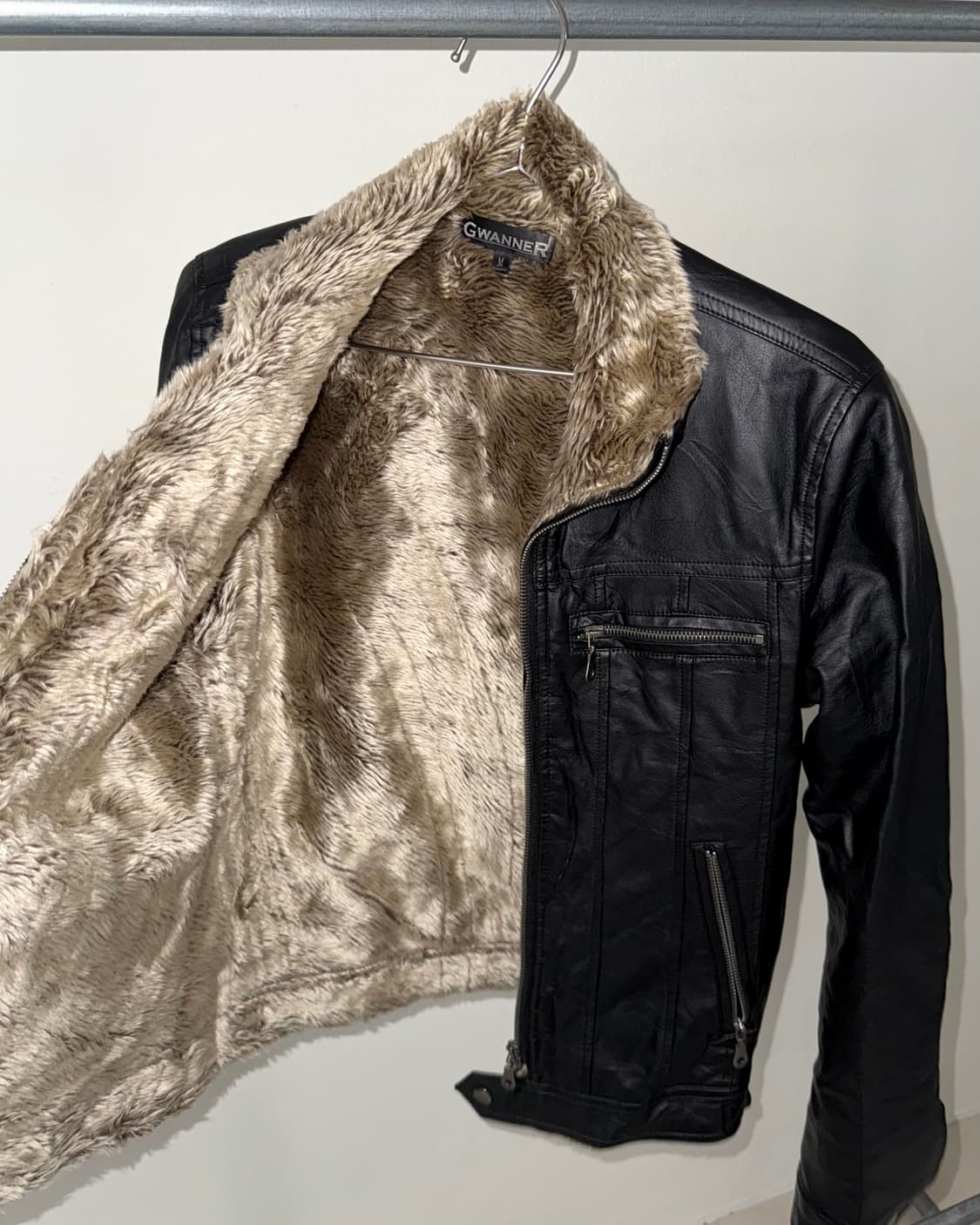 빈티지 페이크레더 자켓 상품이미지2