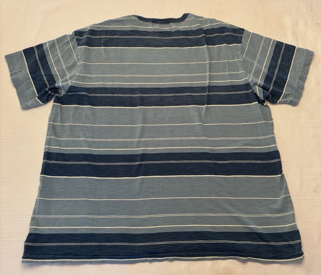 더블알엘 바이 랄프 로렌 인디고 스트라이프 저지 티셔츠 상품이미지2