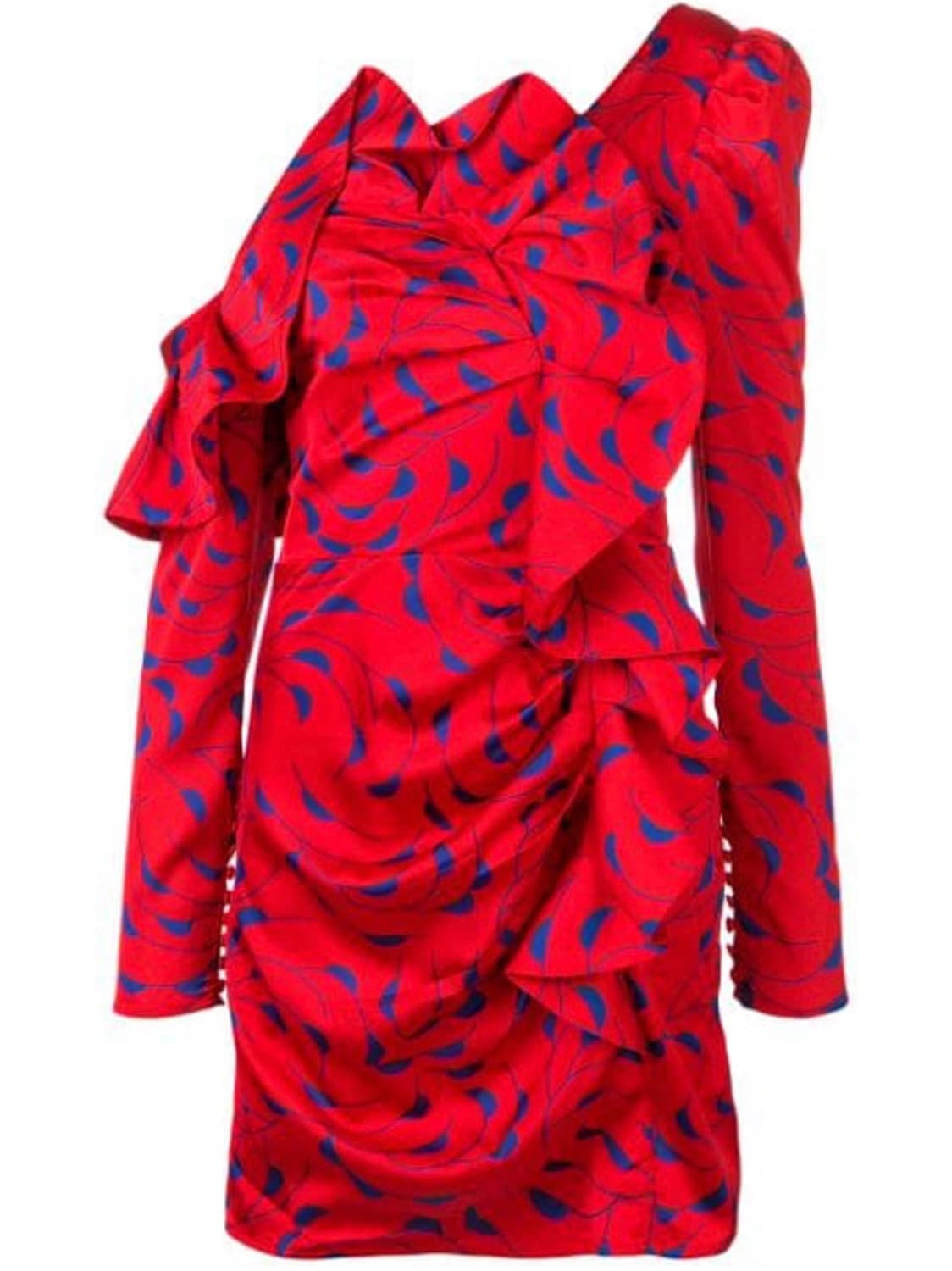 컨디션 최상 Self-Portrait 레드 패턴 미니 원피스2(44사이즈 상품이미지2