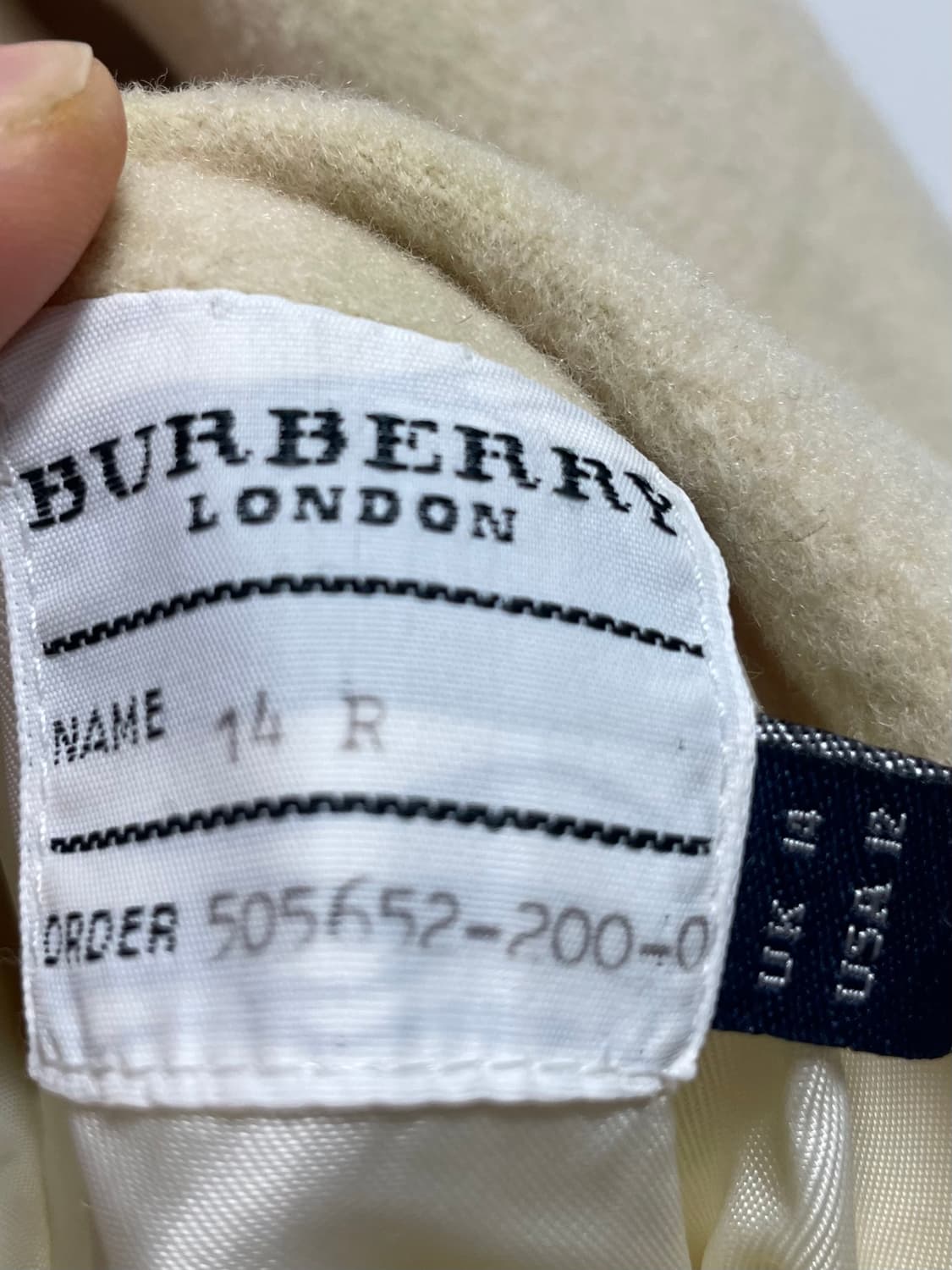 버버리 프로섬 노바체크 하이넥 울 롱 코트 (on.66) 상품이미지7