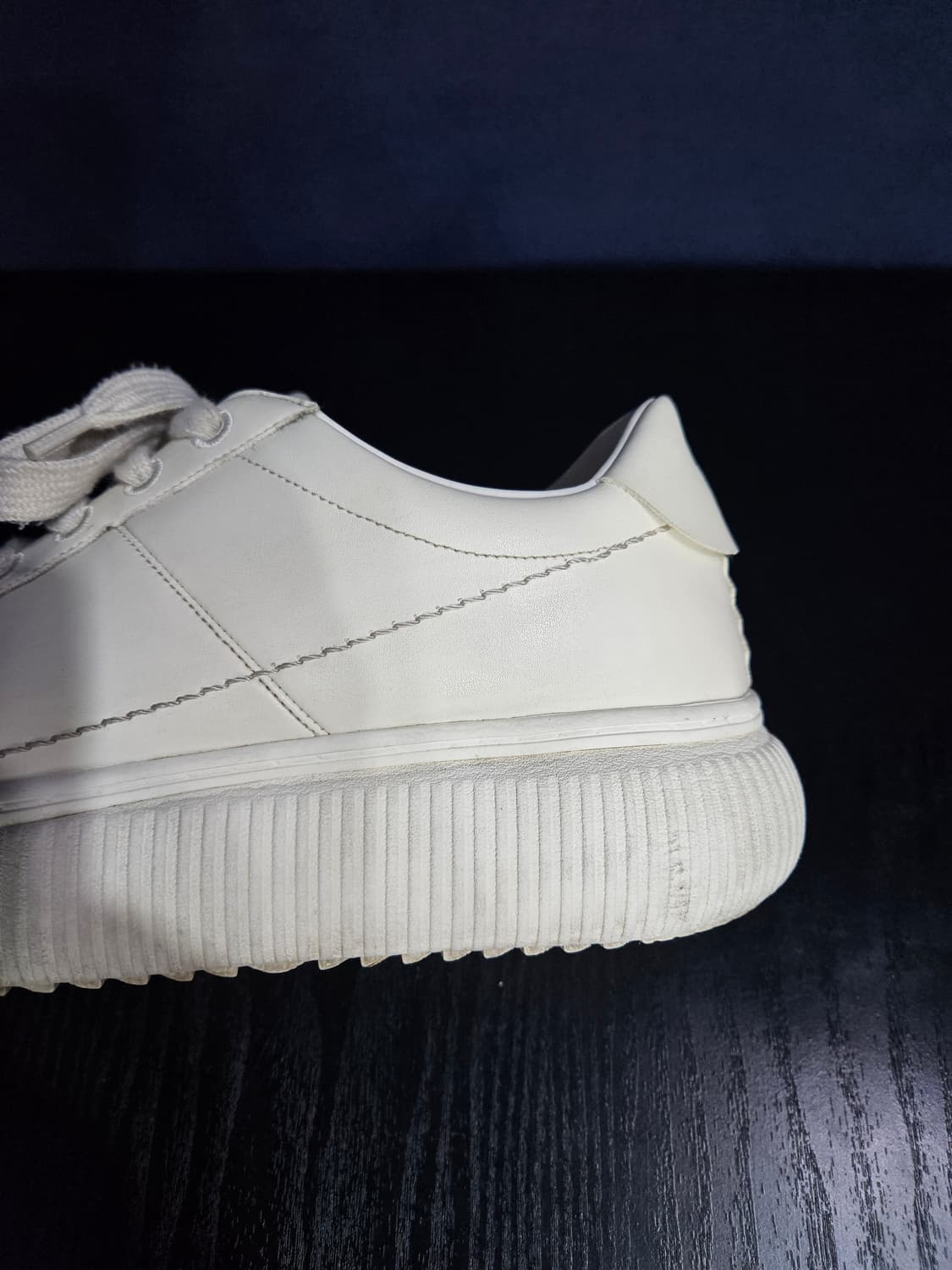 오니츠카 타이거 아이보리 남성 265 키높이 스니커즈 상품이미지7