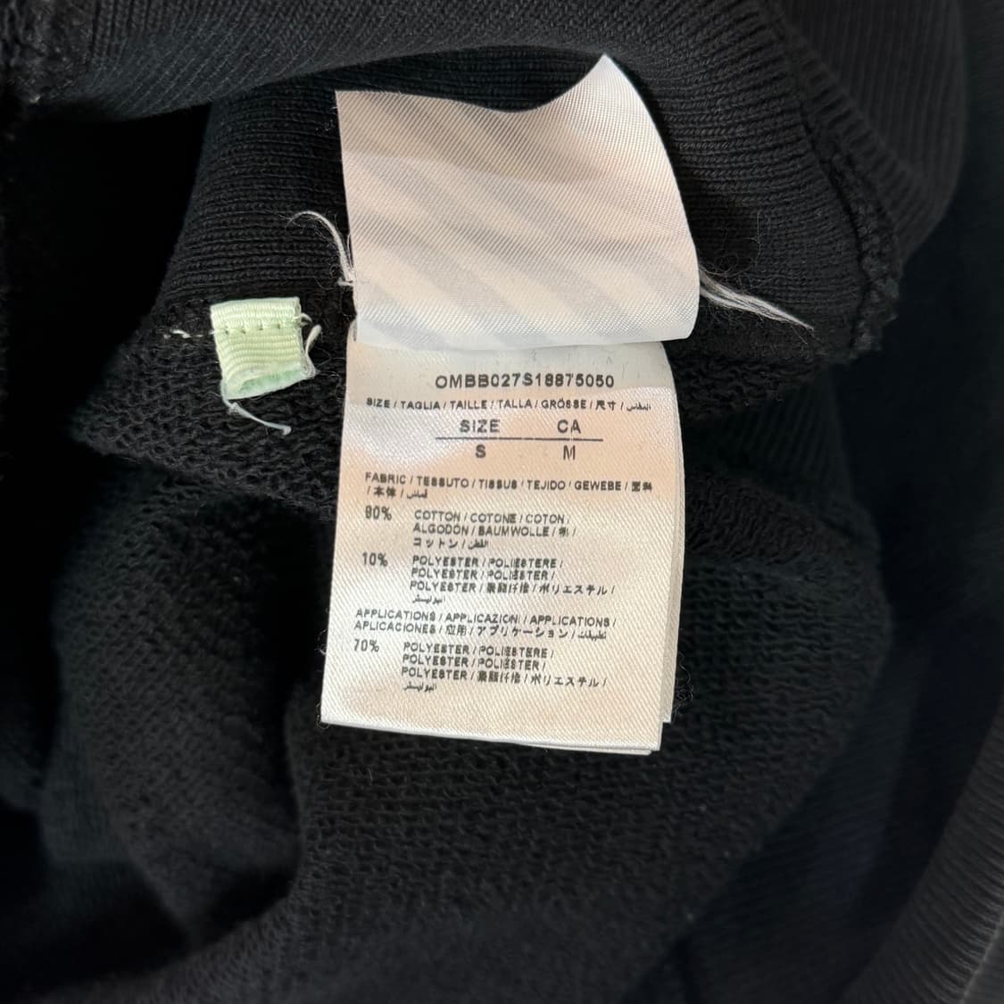 [리오브] 오프화이트 X 챔피온 디아그 애로우 후드 상품이미지5