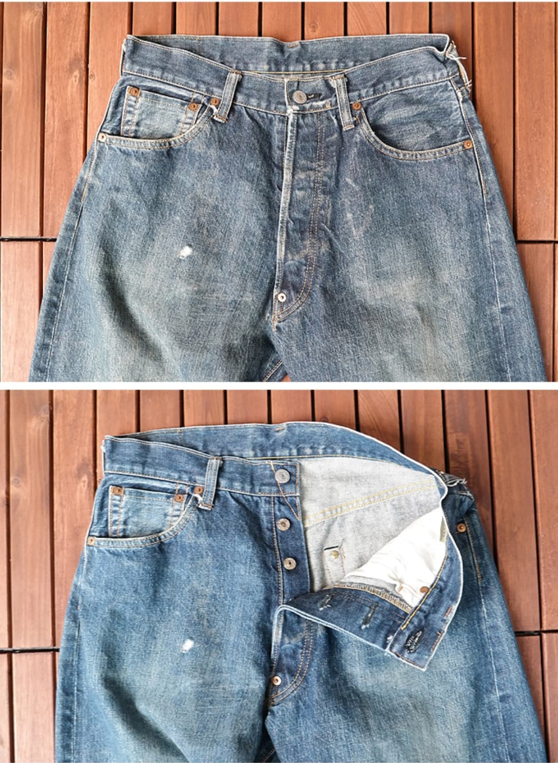 90S EVIS 에비스 에비수 초기모델 빈티지 셀비지데님 31사이즈  상품이미지3