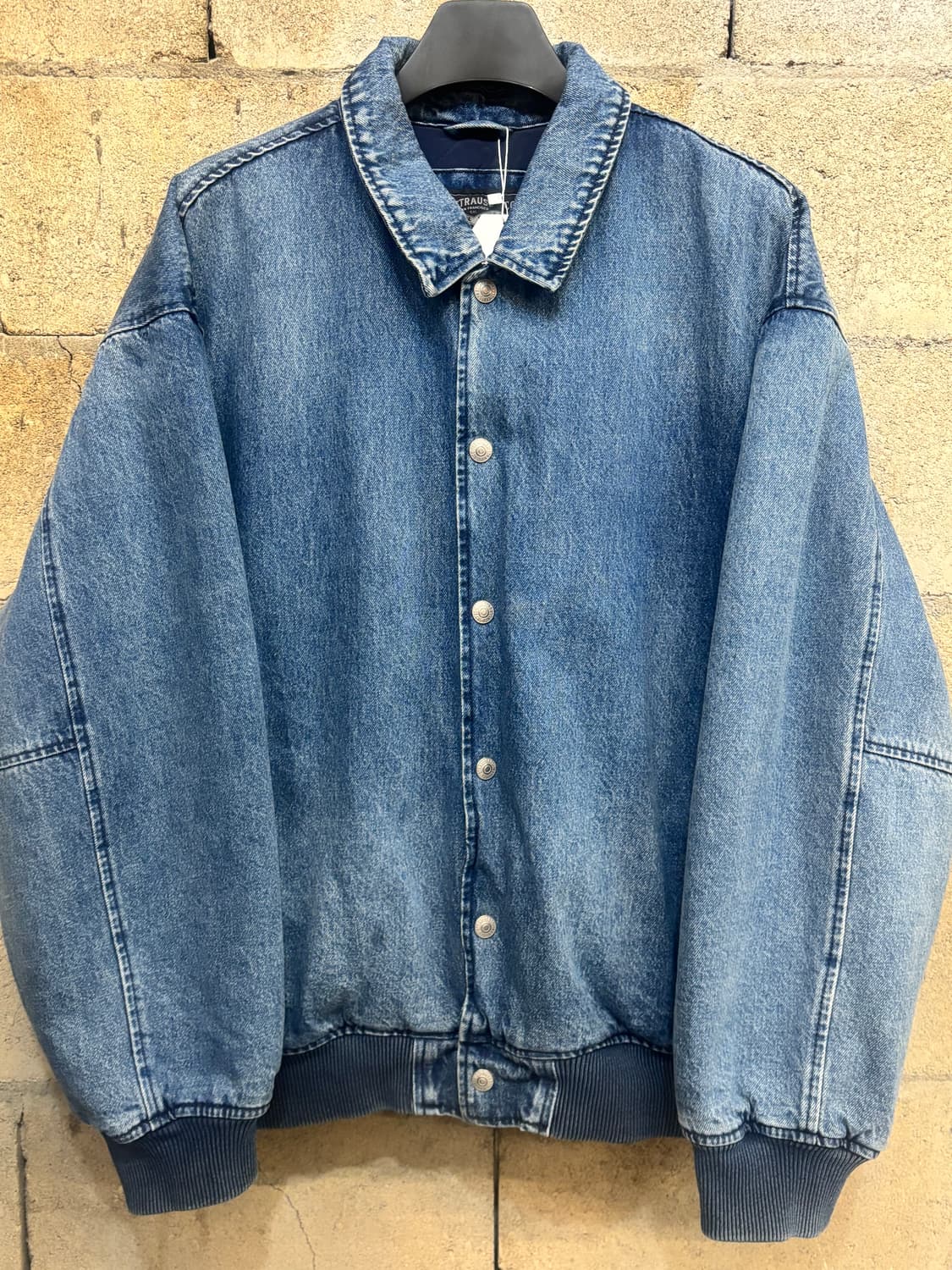 리바이스 워싱 데님 블루종 자켓 상품이미지3