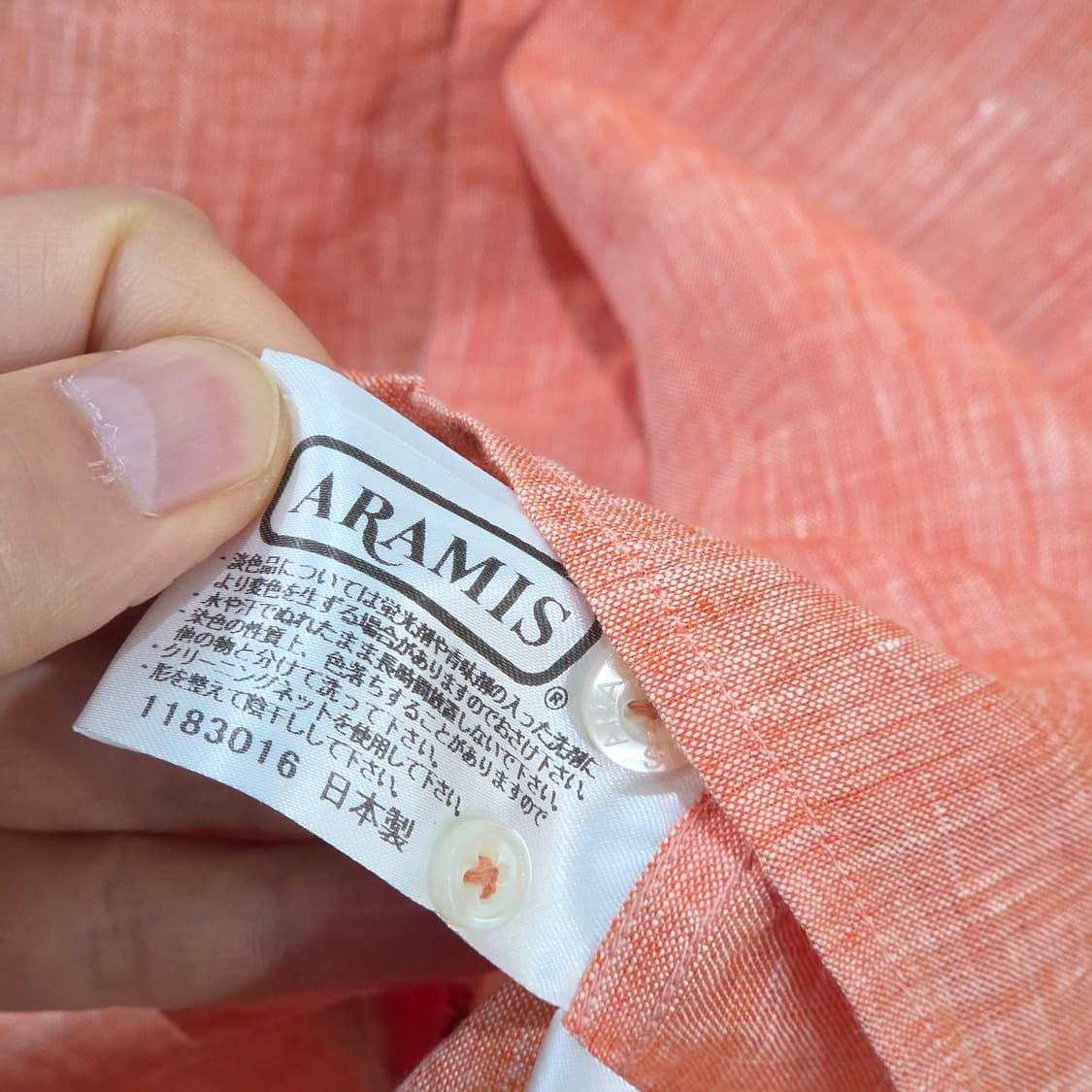 ARAMIS 린넨셔츠- L 상품이미지8