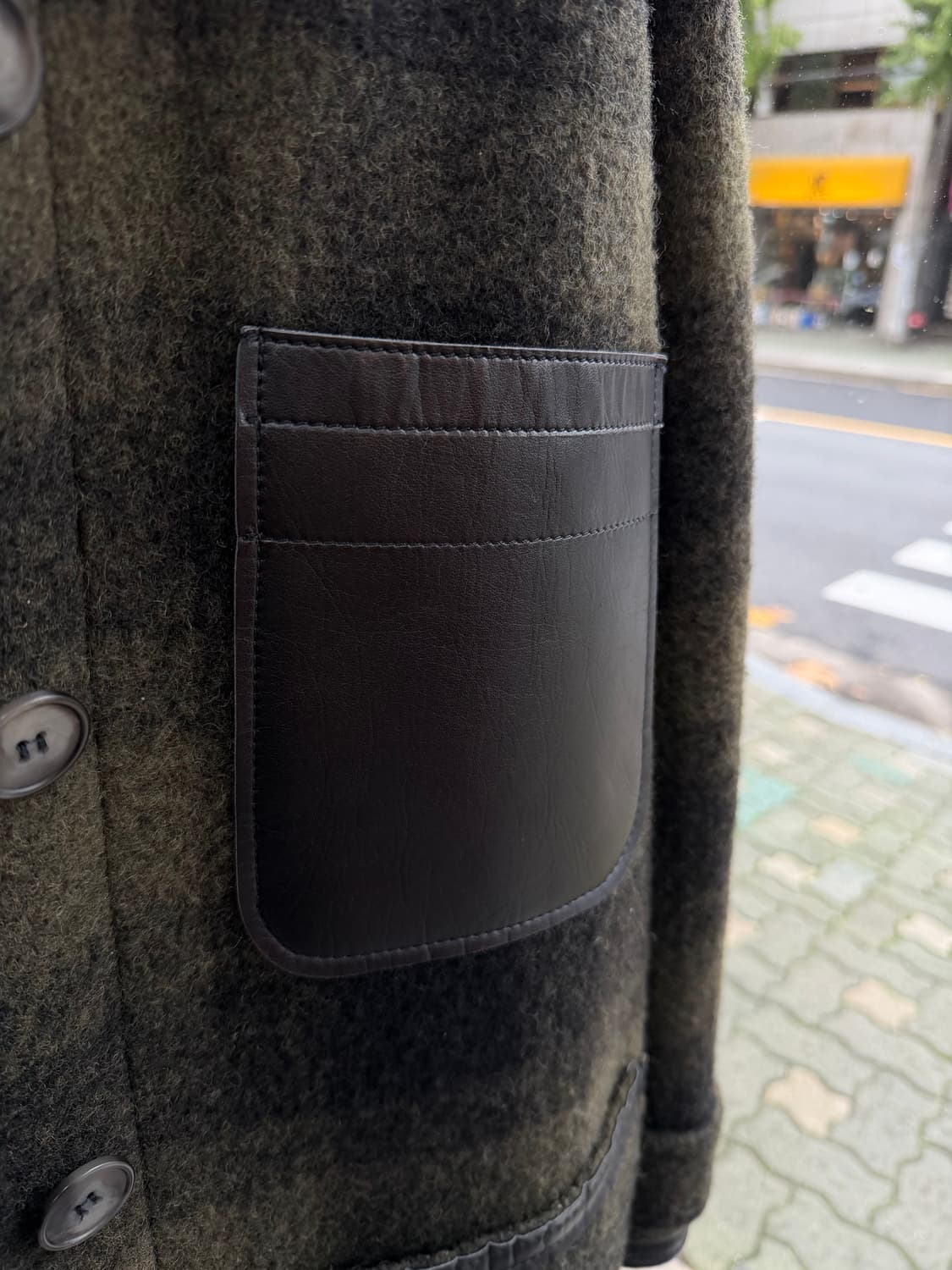 38/ 메종 마르지엘라 타탄체크 오버핏 울코트 상품이미지8