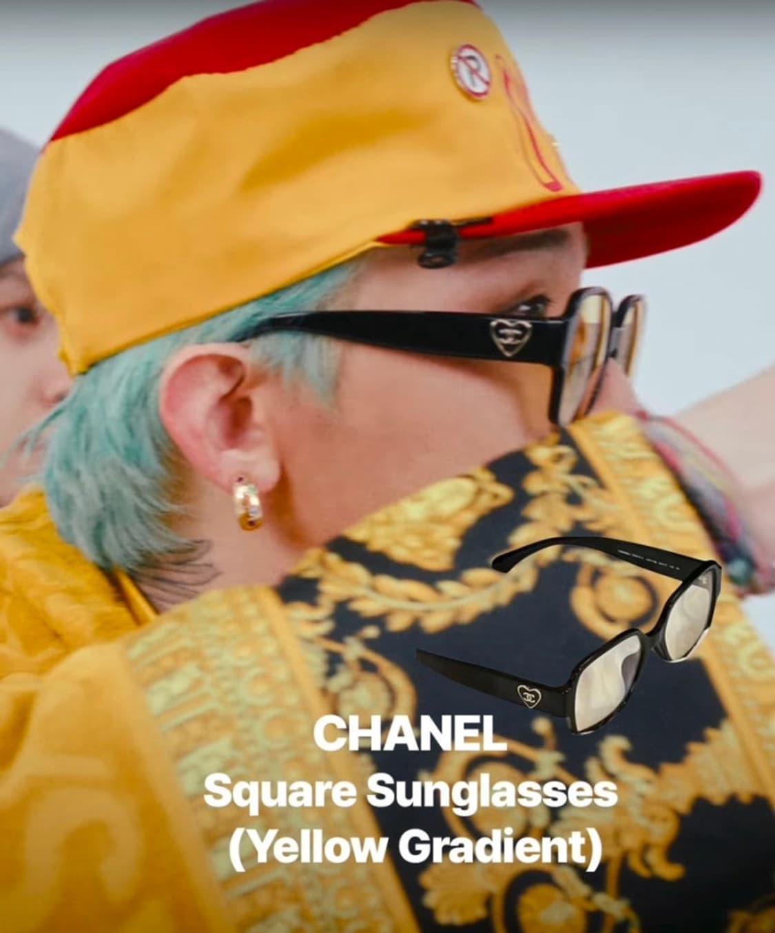 샤넬 하트 스퀘어 안경 블랙 ch3438 (지디 안경) 상품이미지10