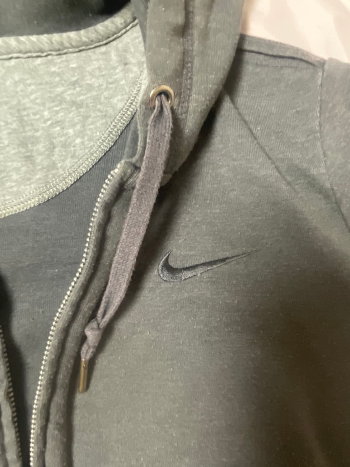 나이키 슬림핏 풀집랩 반팔후드집업 상품이미지3