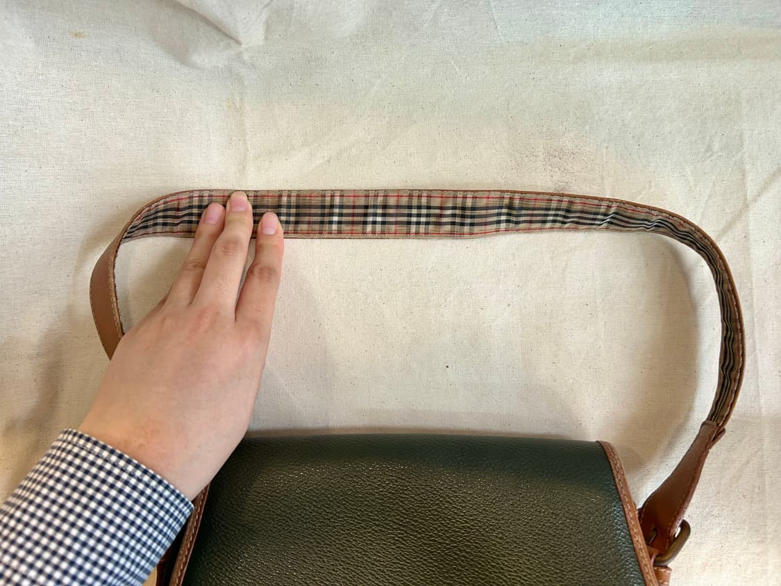 Burberry 90s 빈티지 카키 미니백 상품이미지7