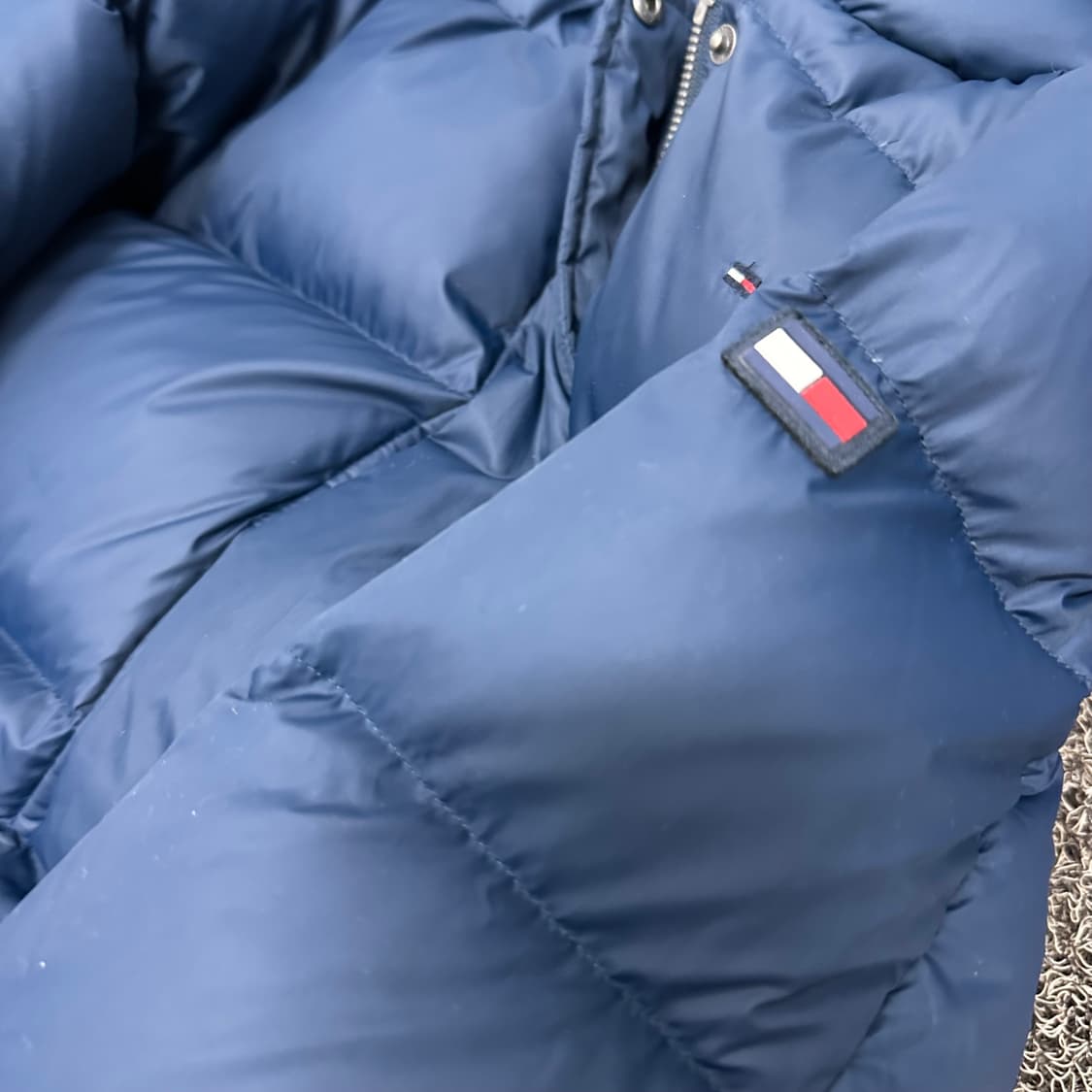 타미힐피거 여성 다운 롱패딩 네이비 신장 164 상품이미지4