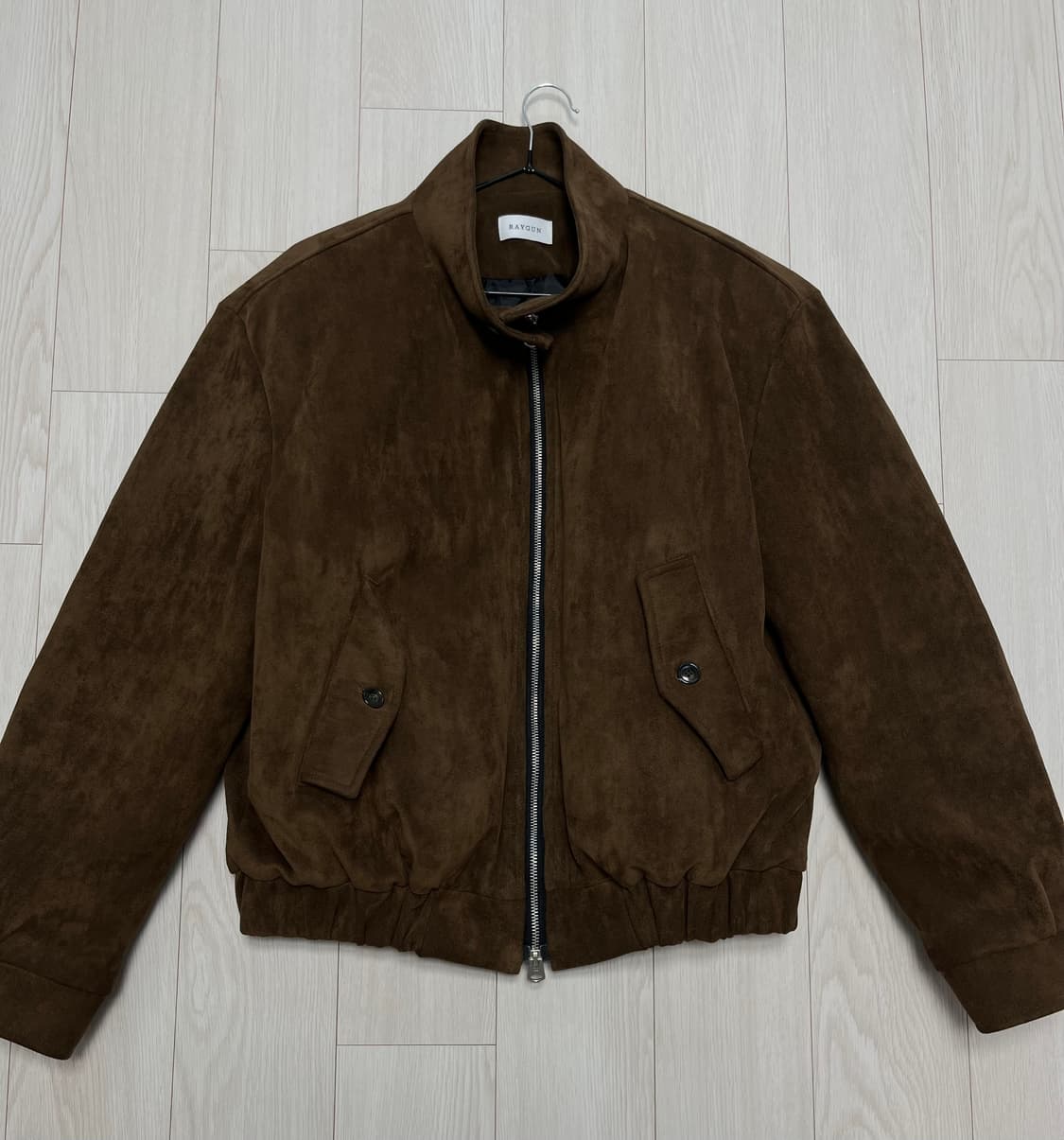 마일드마켓 해링턴 스웨이드 자켓 브라운 상품이미지2