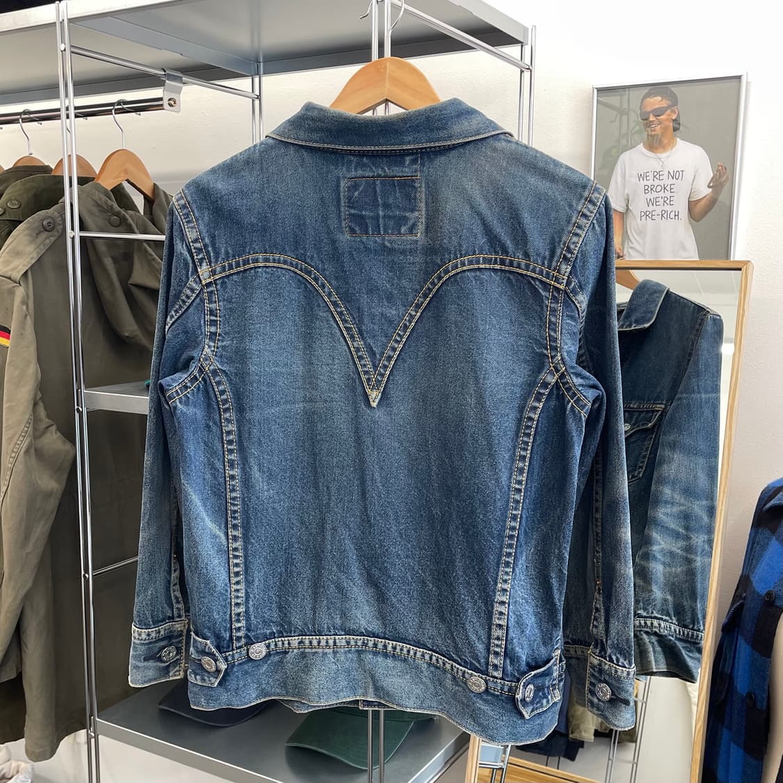 리바이스 타입원 데님 자켓 (L) 상품이미지4