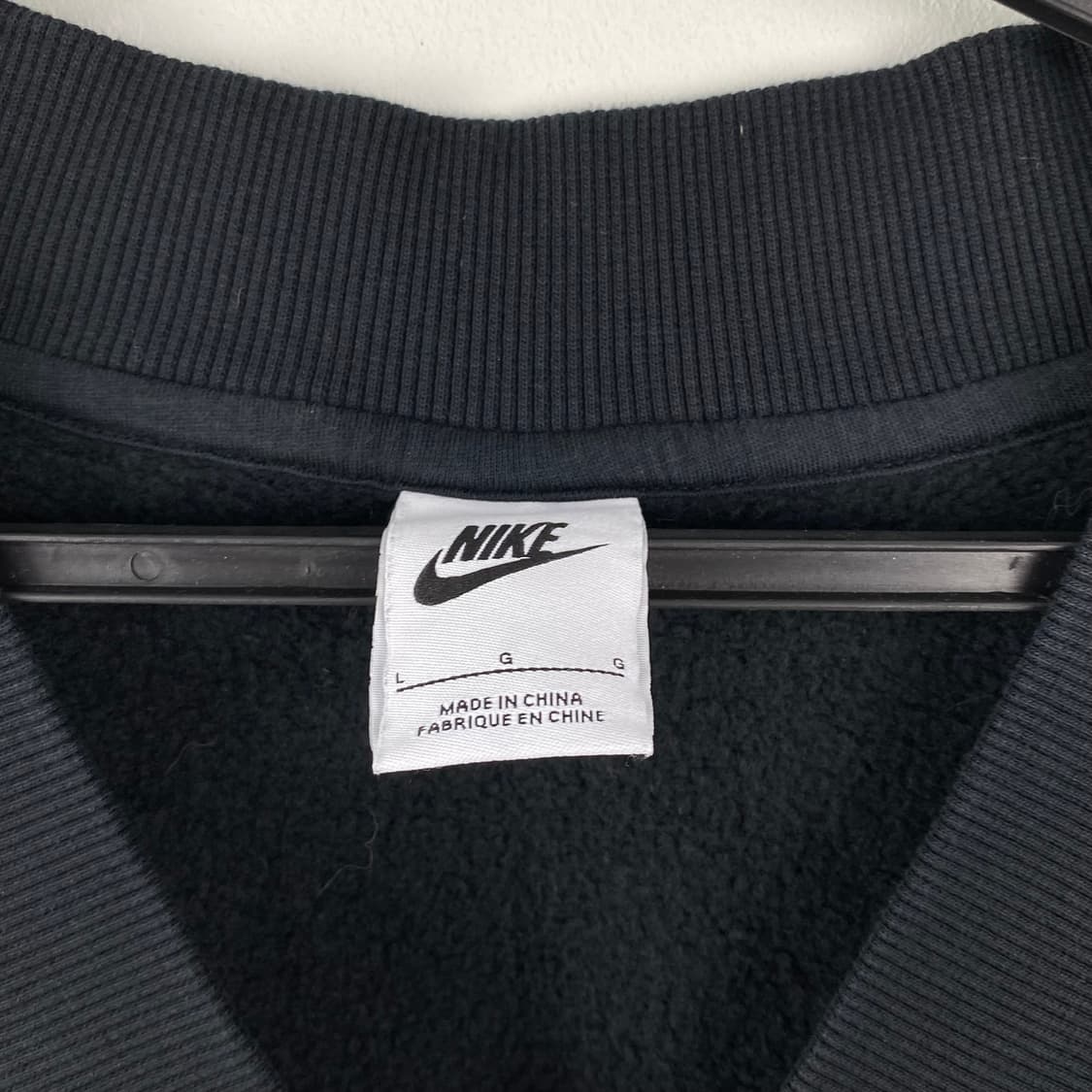 나이키 스우시 기모 조끼 맨투맨 베스트 L 상품이미지3