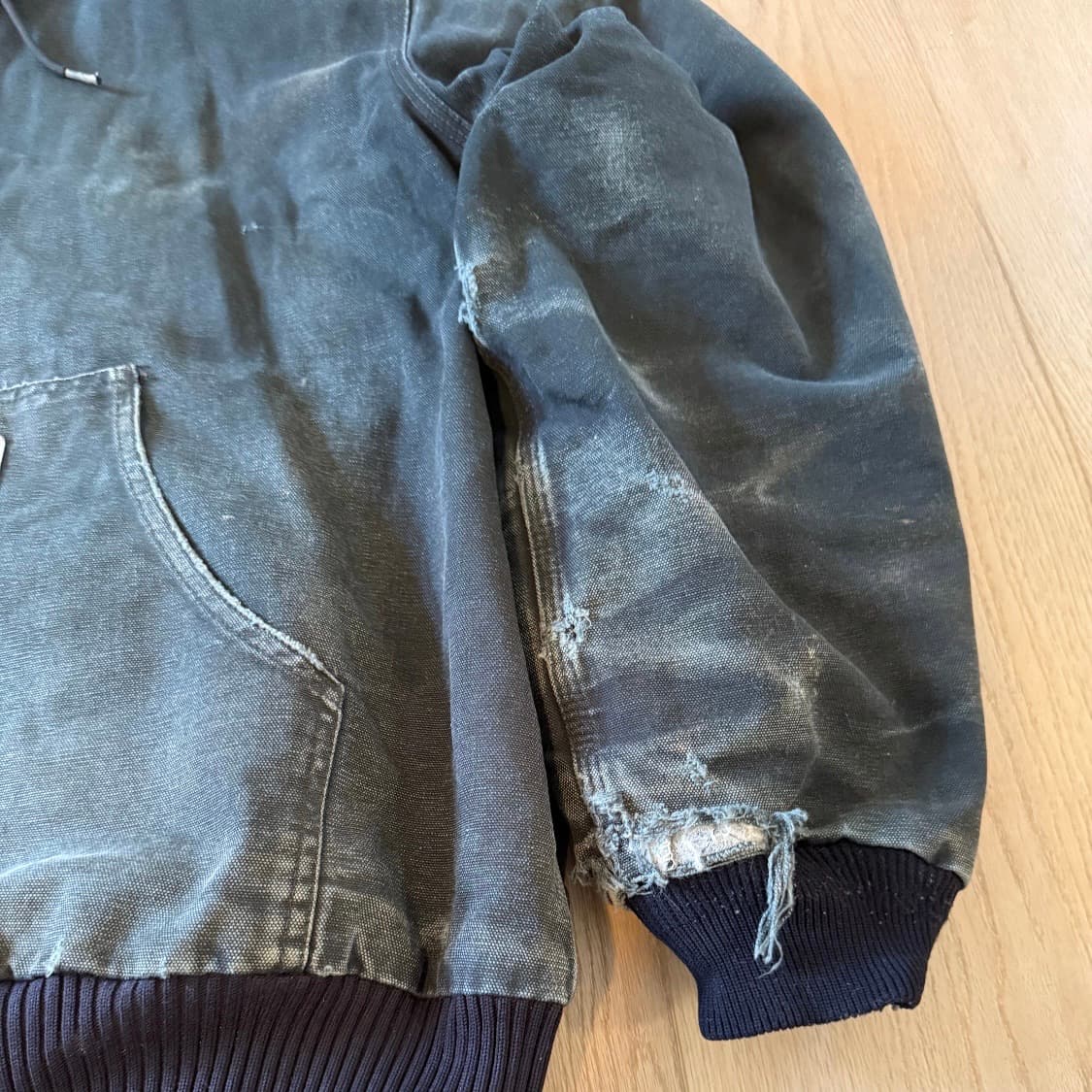 [XL] 빈티지 칼하트 디스트레스드 액티브 자켓 J140 BLK 상품이미지4