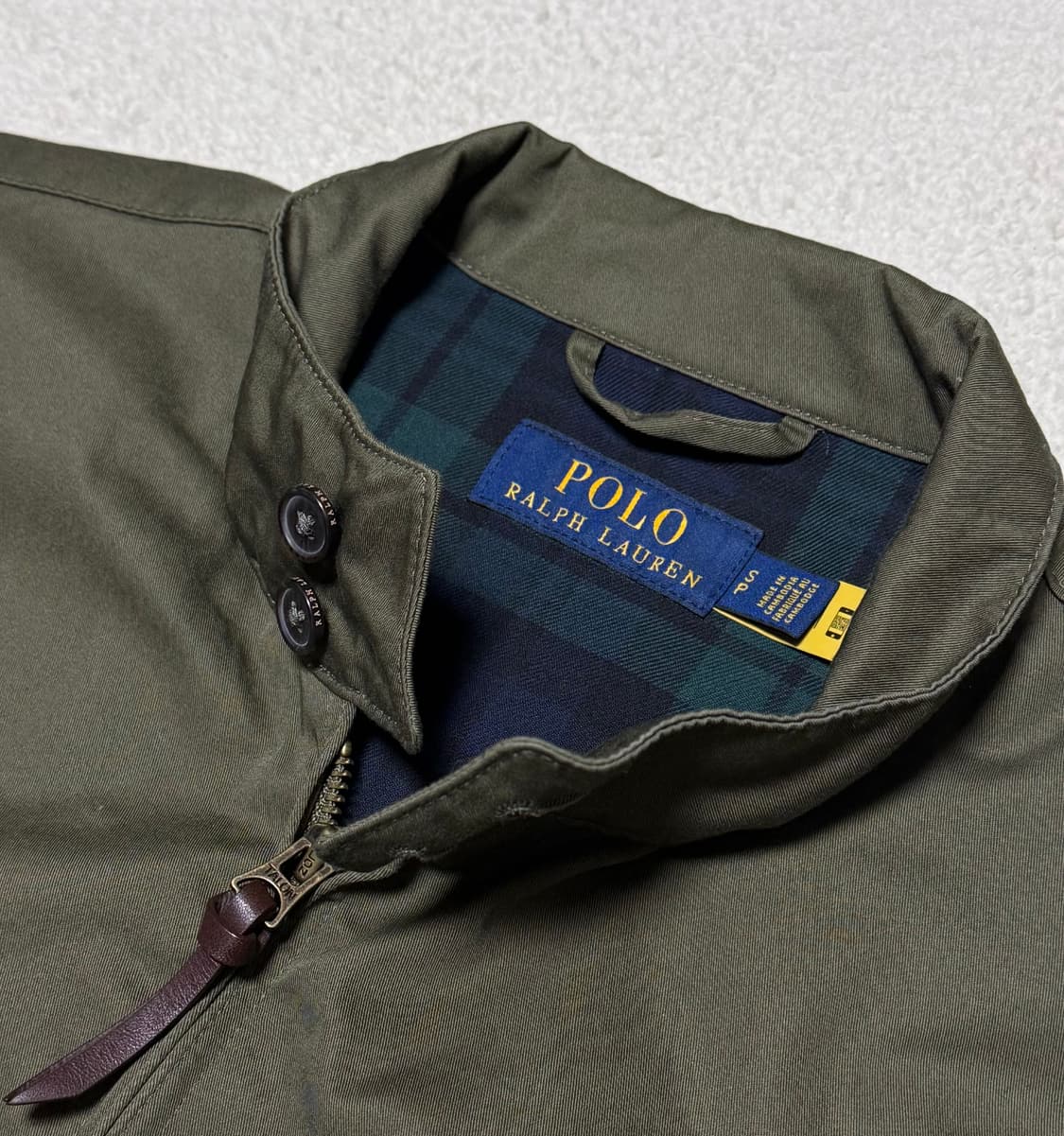 폴로 랄프로렌 바라쿠다 카키 자켓 (QR) 상품이미지5